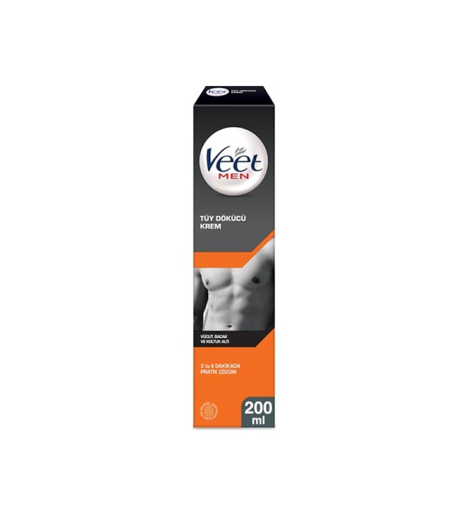 Veet Men Hair Removal Cream for Men Normal Skin 200 ml - Buy Online on GoSupps.com