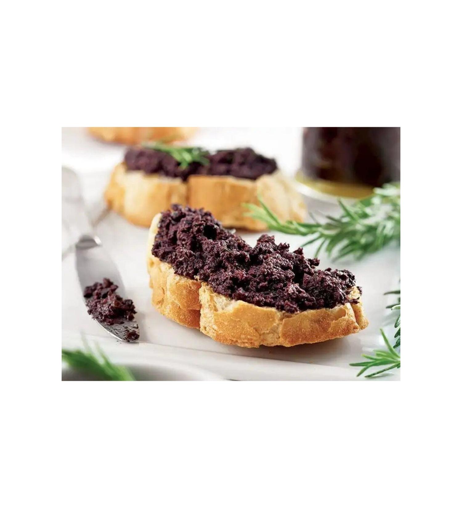 Teksen Black Paste Olive Glass Jar-350G