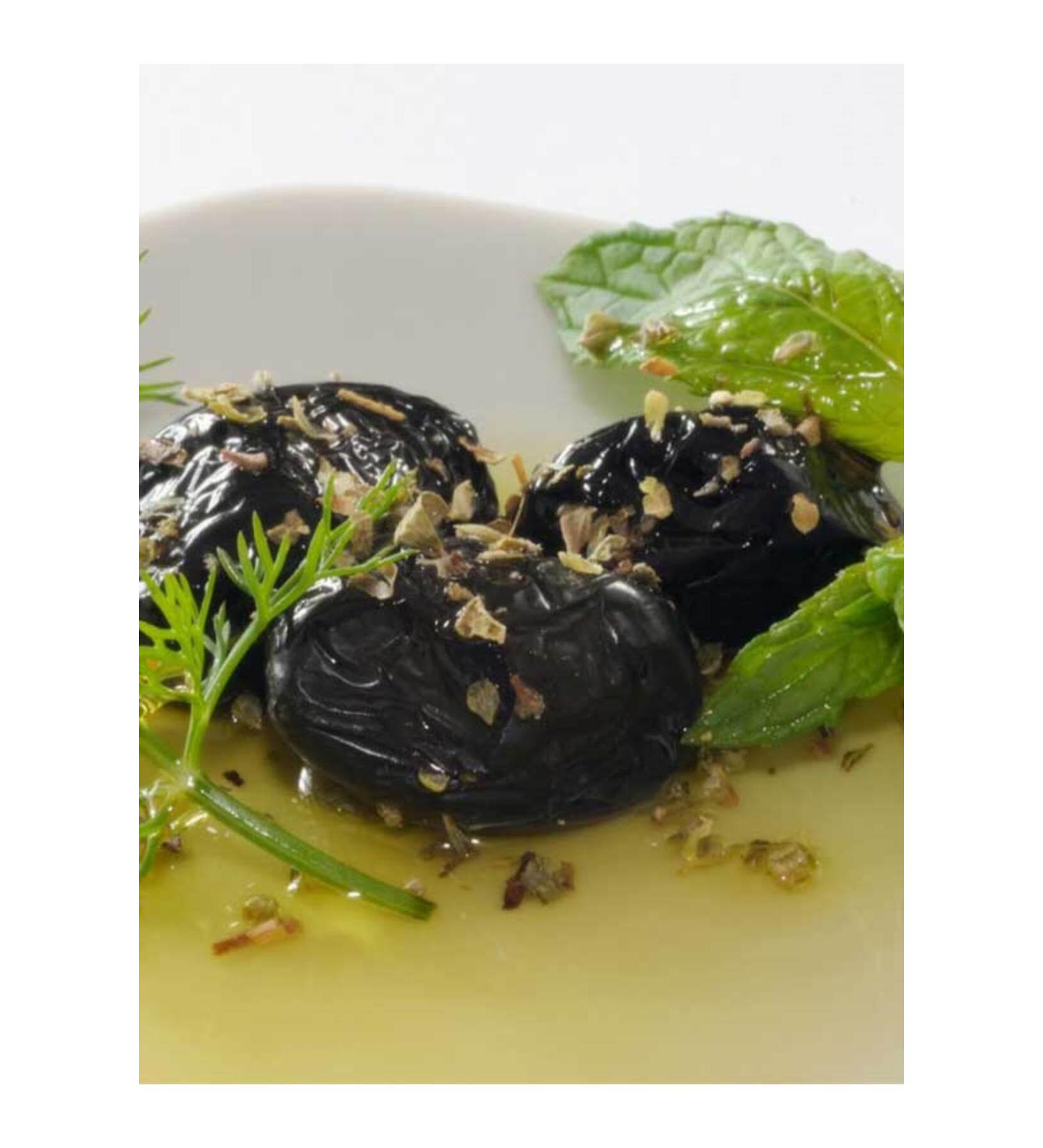 Teksen Oily Black Olive Vacuum Pack-1000G