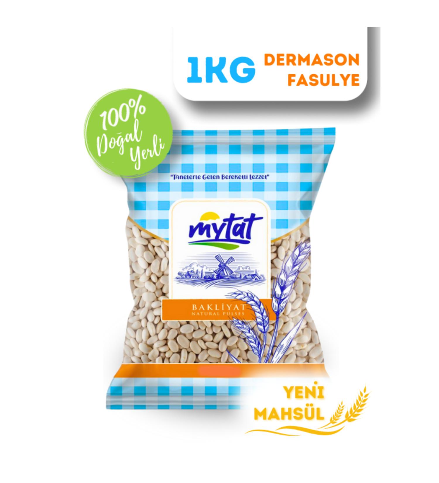 Mytat Natural Local Production Dermason Beans 8.5 Mm 1 Kg