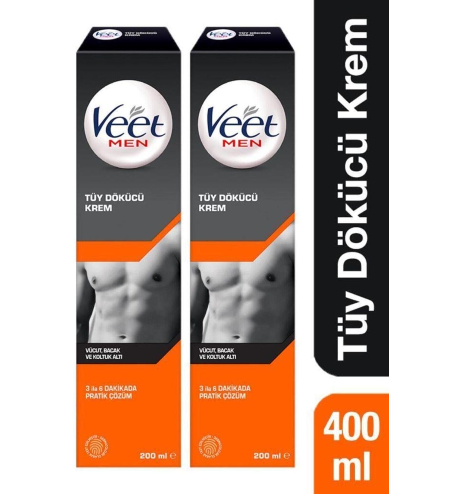 Veet Men's Hair Removal Cream 200ml X 2 Pieces - Buy Online on GoSupps.com