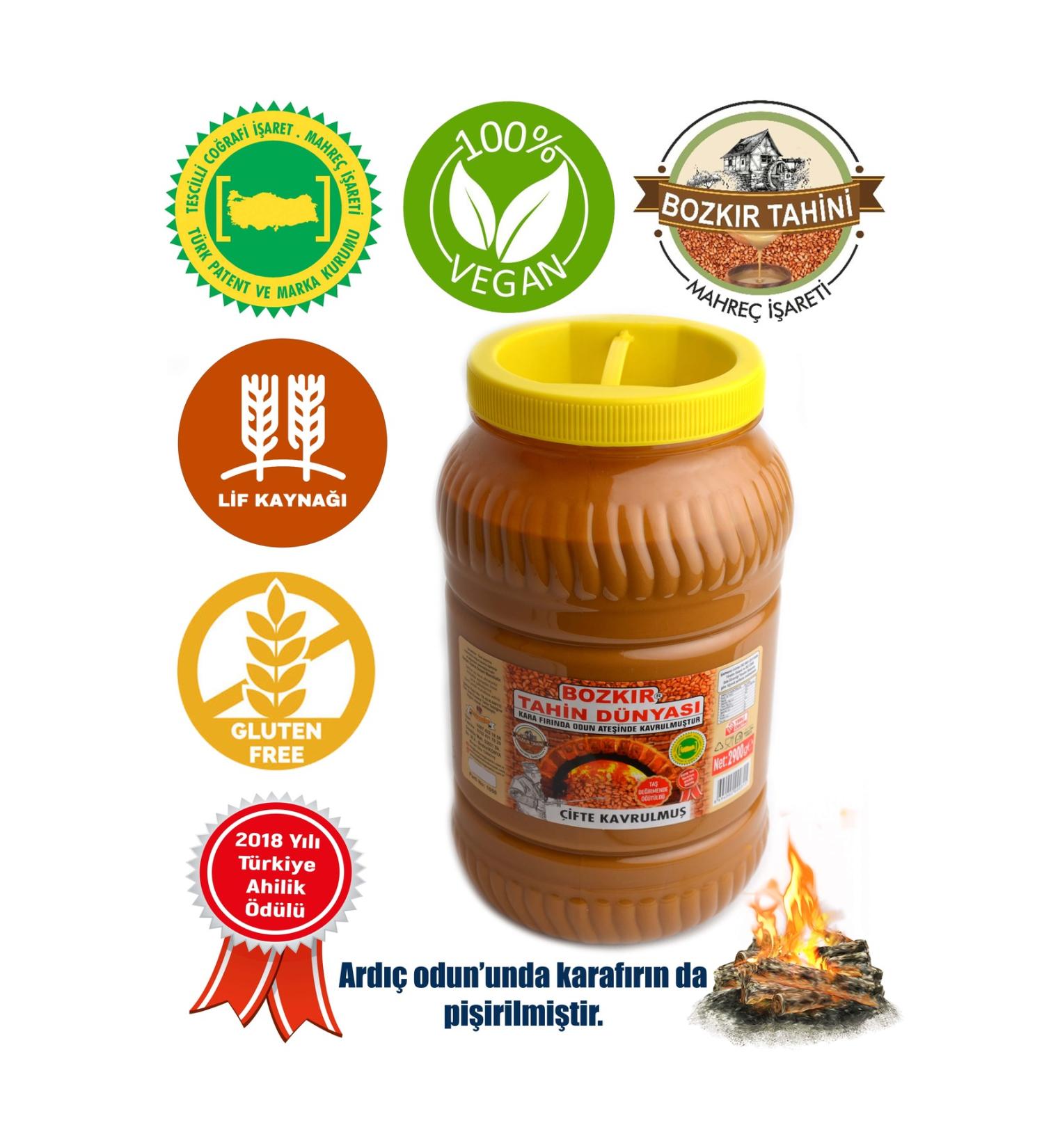 Kalayc o lu Bozk r Tahini World Whole Wheat Bozk r Tahini 2900 Gr.