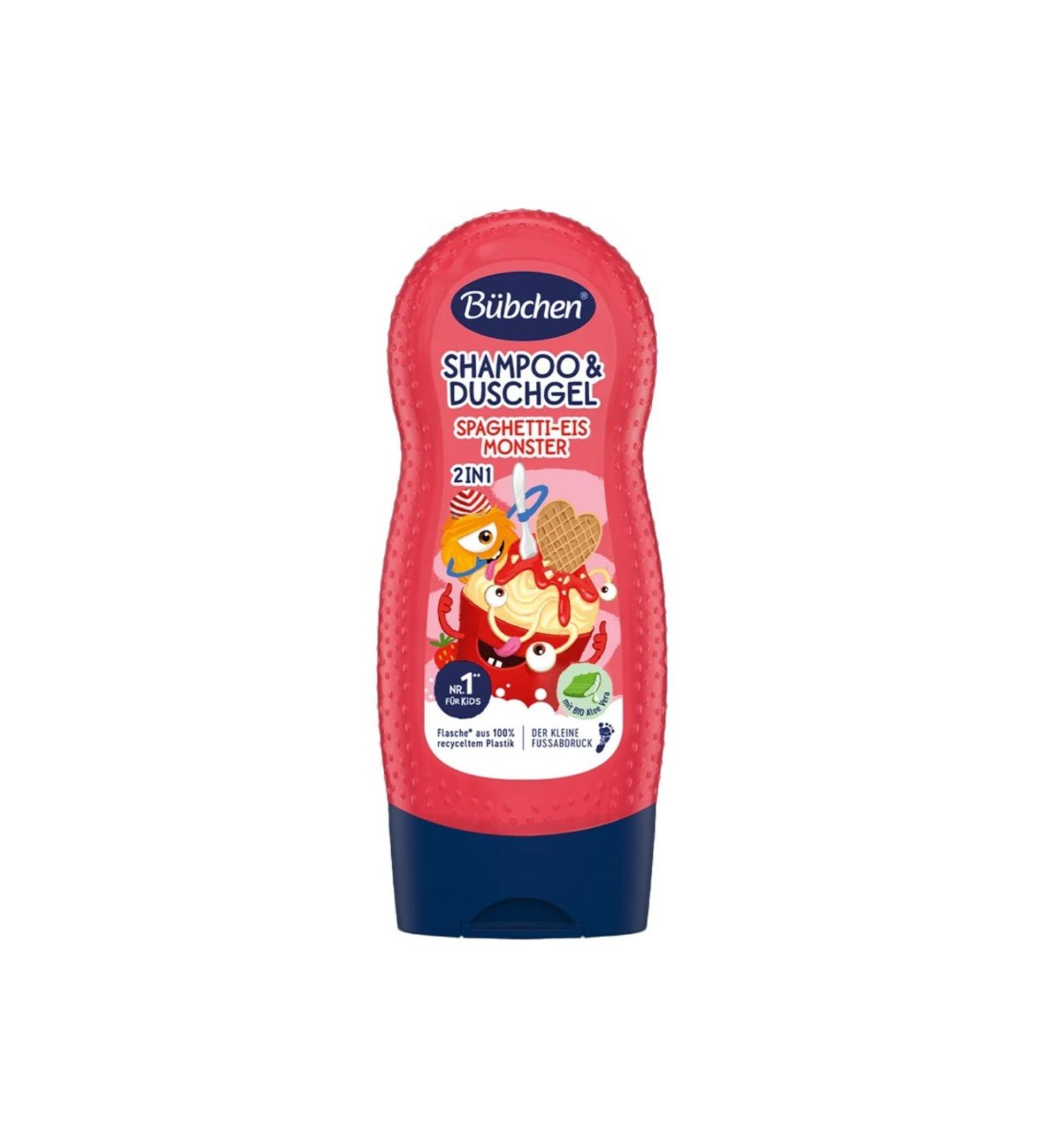 B bchen Kids Shampoo & Shower Gel 2 in 1 Spaghetti-Eis Monster 230 ml