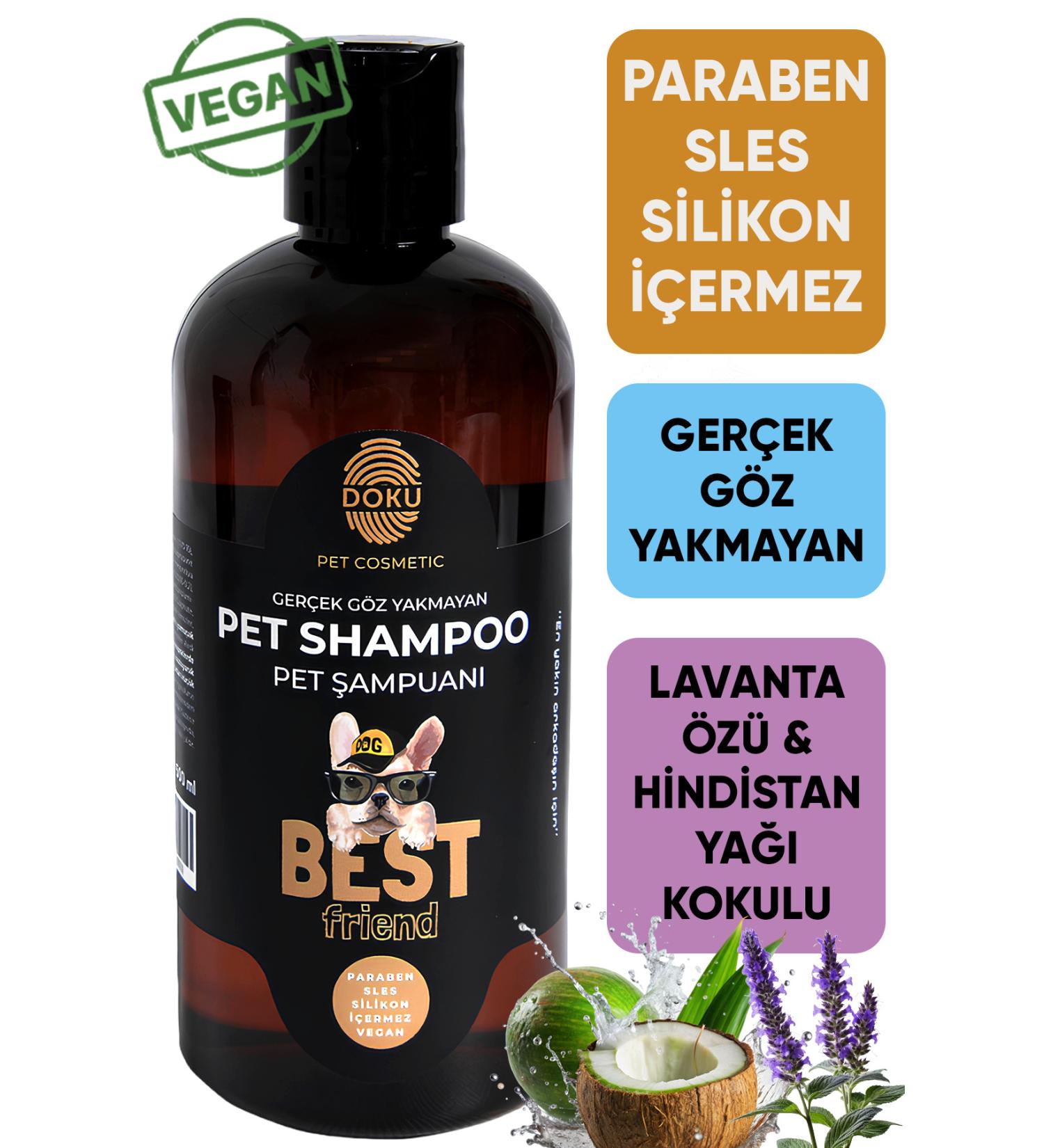 Doku Pet Cosmetic Tears-Free Shampoo for Cats and Dogs 500 ml - Buy Online on GoSupps.com