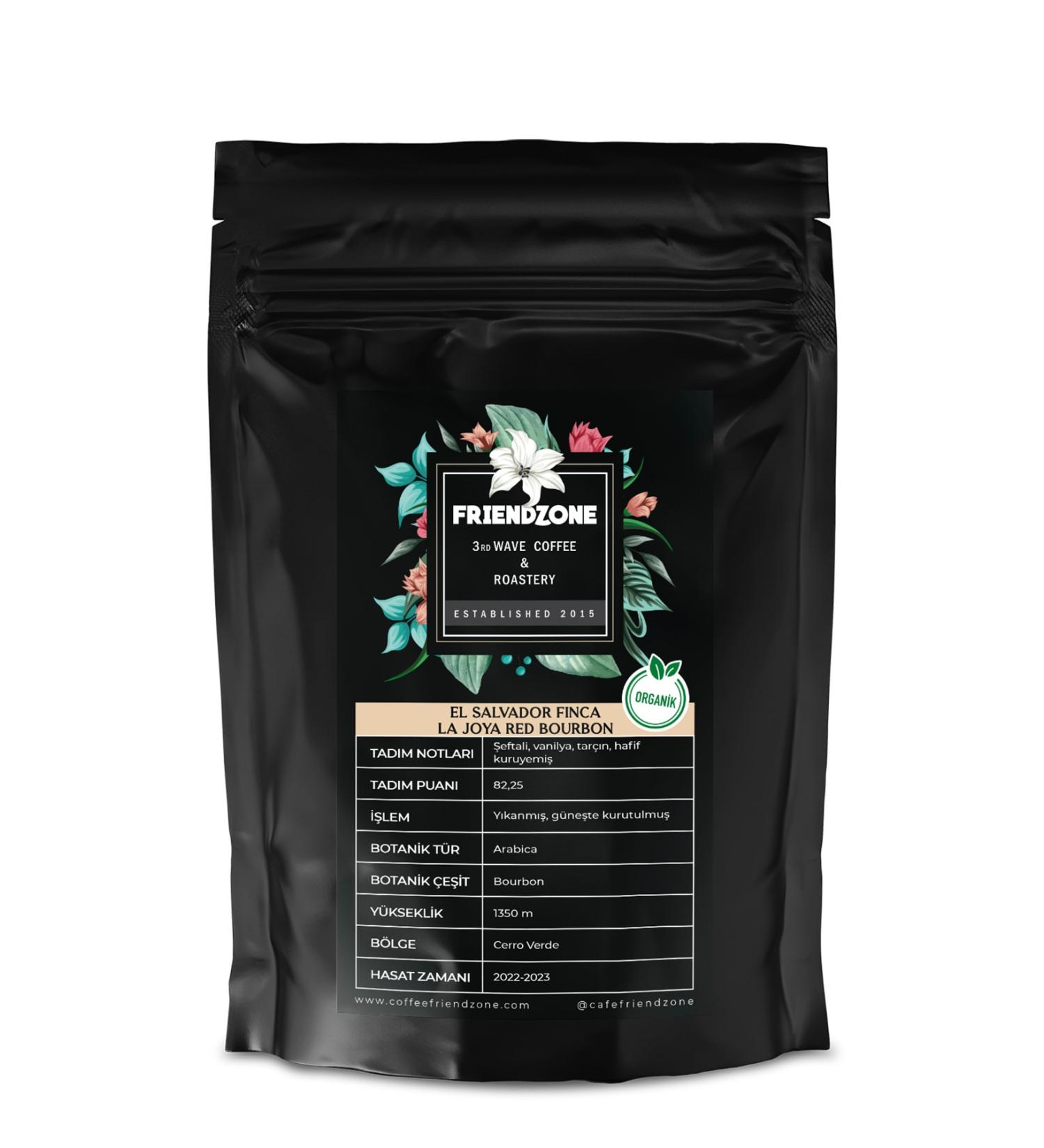 Friendzone 3rd Wave Coffee & Roastery El Salvador Finca La Joya Local Organic Coffee Beans 1000 Gr