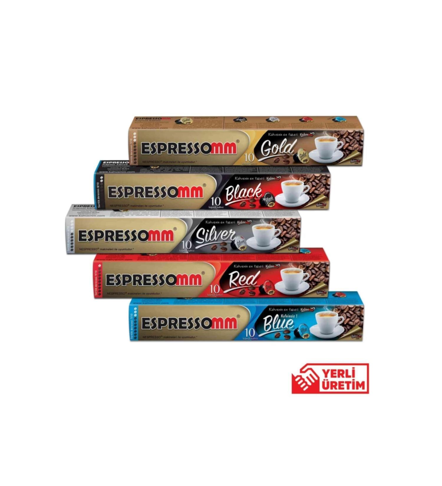 ESPRESSOMM Nespresso Compatible Mixed Capsule Coffee (50 PCS) - Buy Online on GoSupps.com
