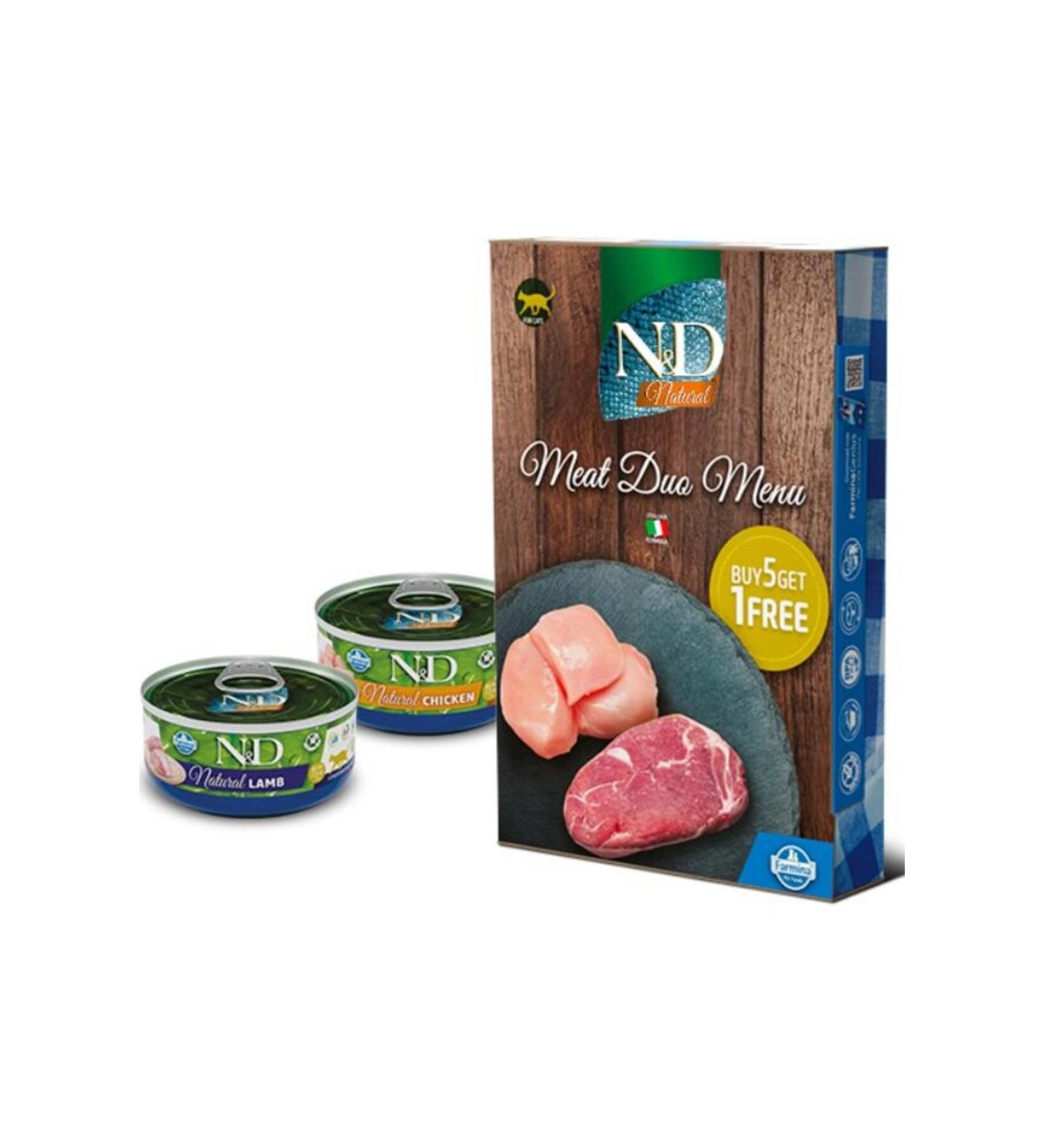 & D Meaty Cat Canned Food Varieties 70 Gr Buy 6 Pay 5