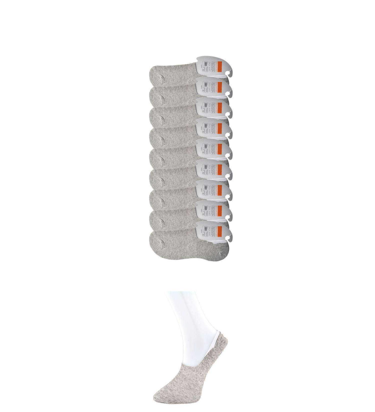 Skygo Black Grey and White Women's Ankle Socks 15 pairs