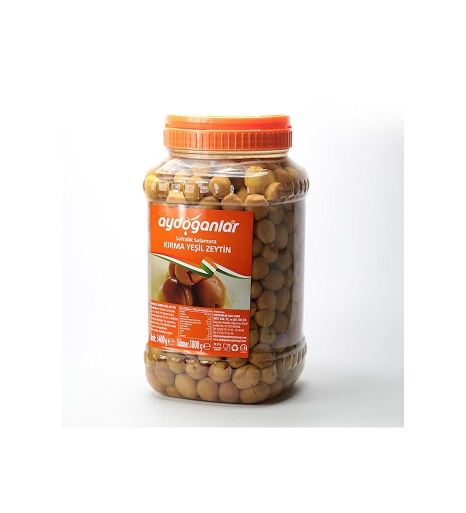 Aydo anlar Pepper Stuffed Green Olives (261-290 M) 300 Gr