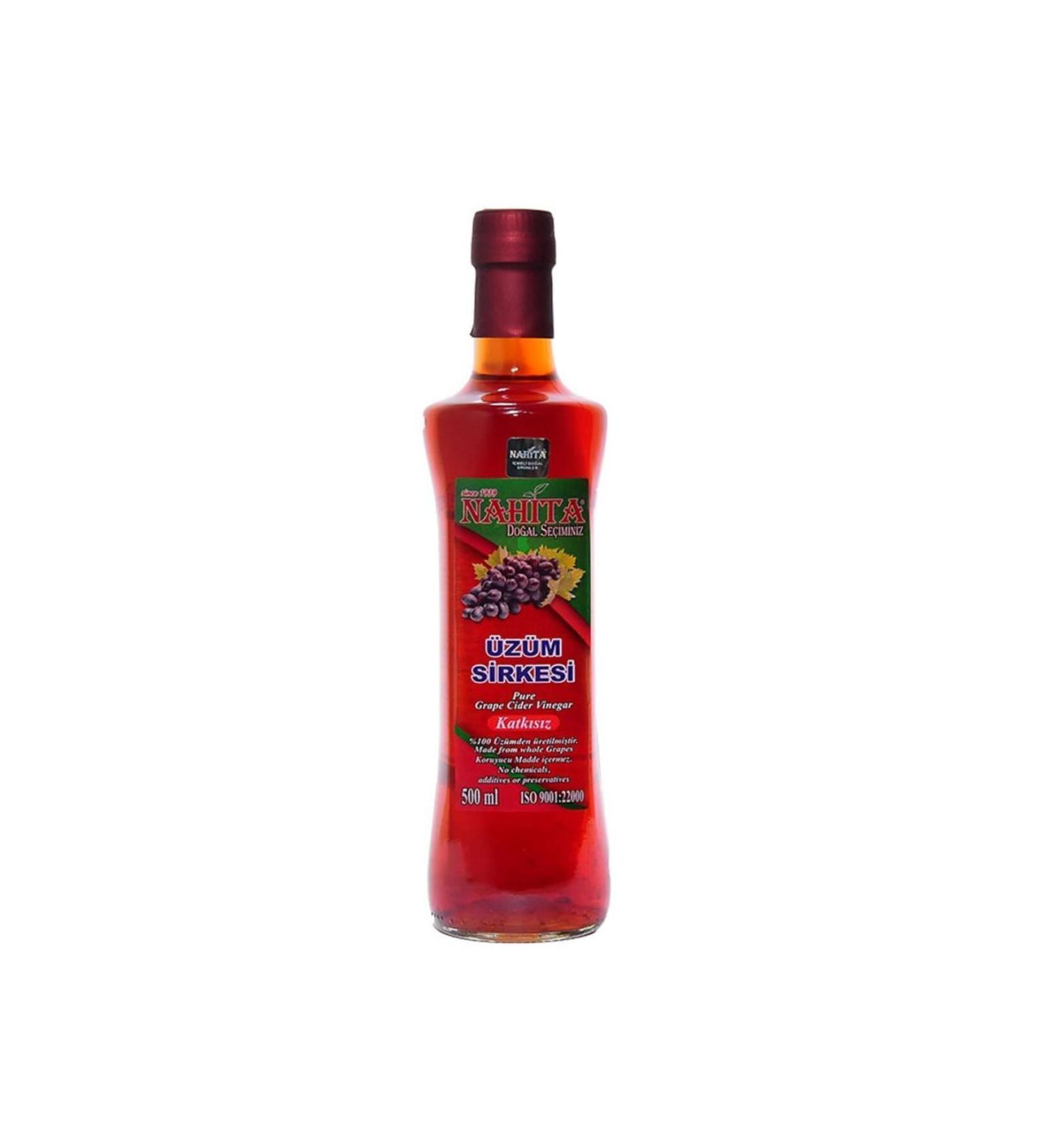 Nahita Natural Fermentation Additive-Free Pure Grape Vinegar 500 Ml