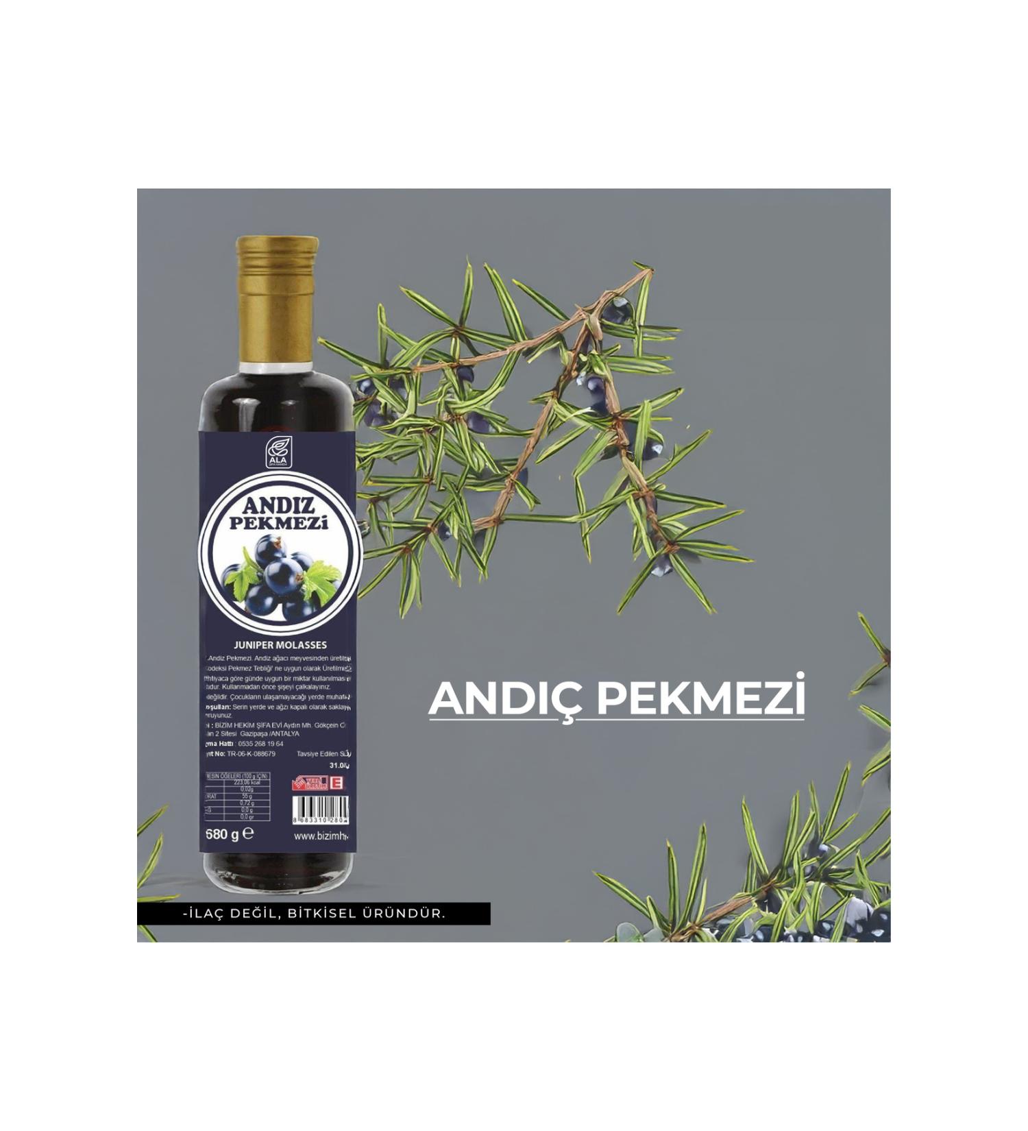 Alashifahanem 0 Natural Andiz Molasses 680 gr Preservative-Free Additive-Free Andiz