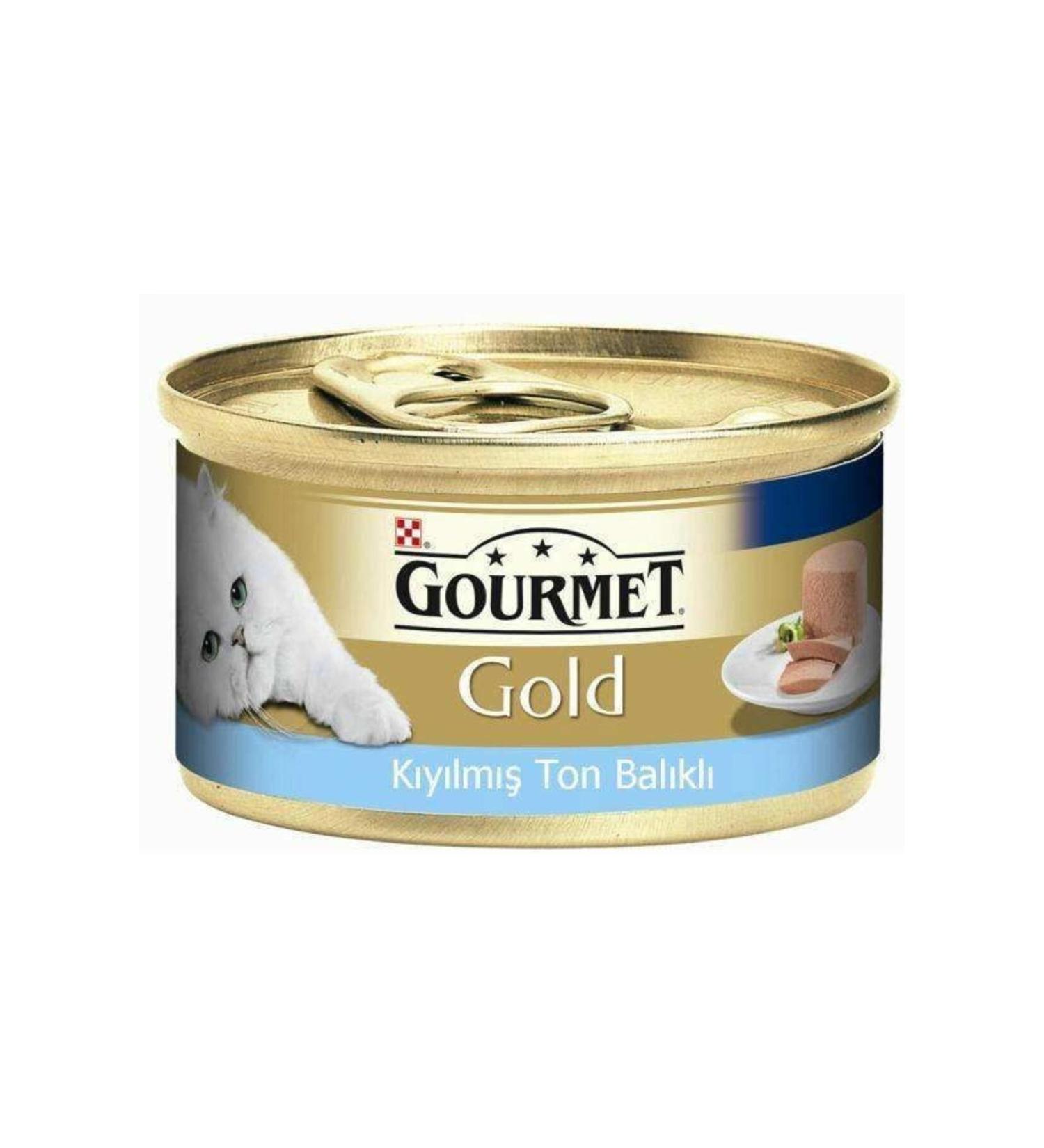 Gourmet Gold Adult Cat Canned Food with Minced Tuna 12x85 gr