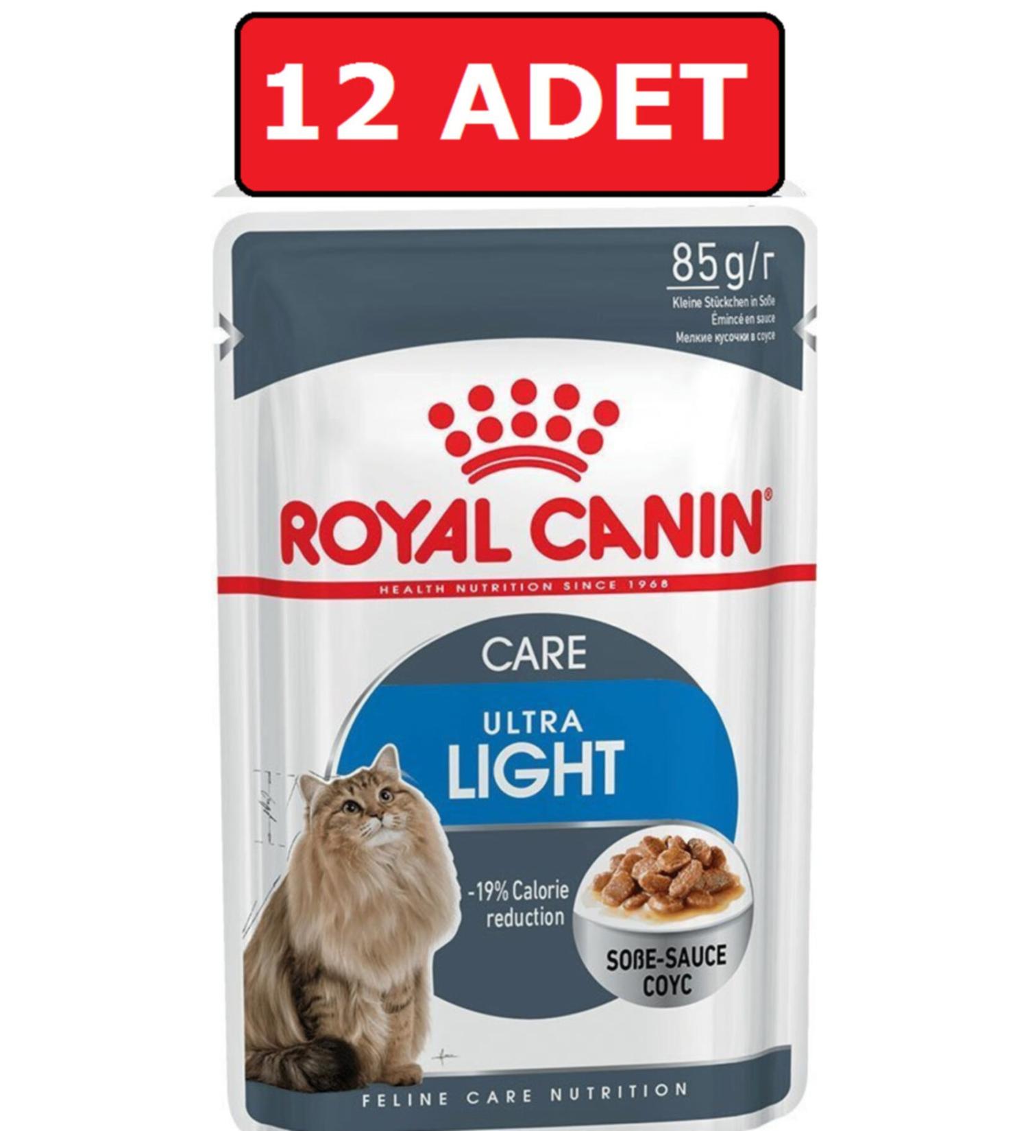 Royal Canin Light Weight Care Gravy Adult 85 Gr X 12 Pieces Wet Cat Food Punch