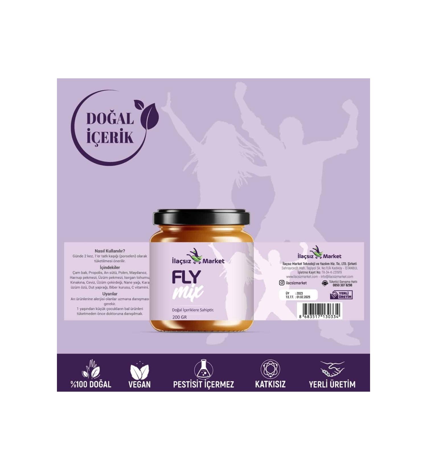 Drug-free Market Fly Mix / 200 Gr.