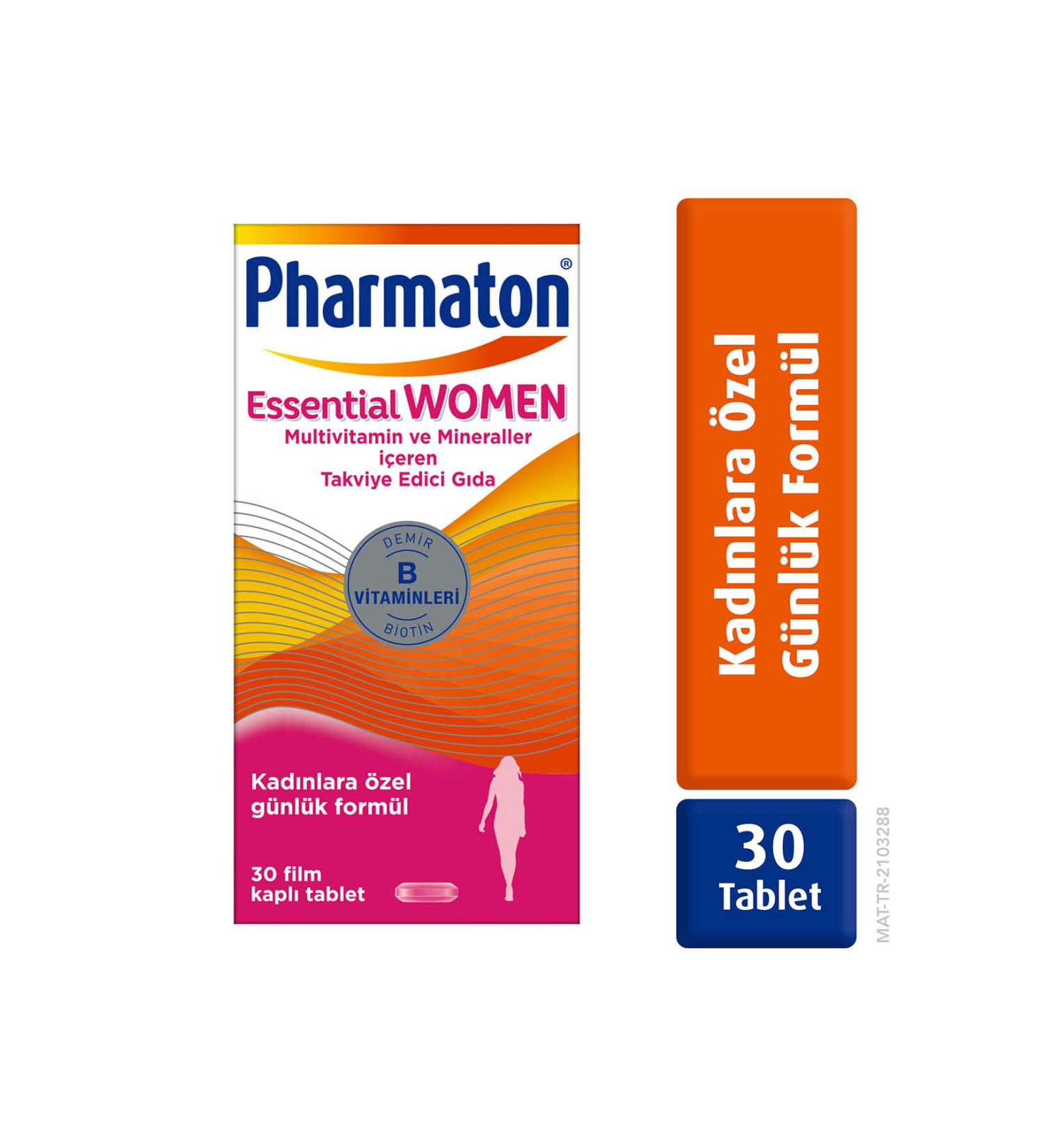 Pharmaton Essential Women 30 Tablets - Buy Online on GoSupps.com