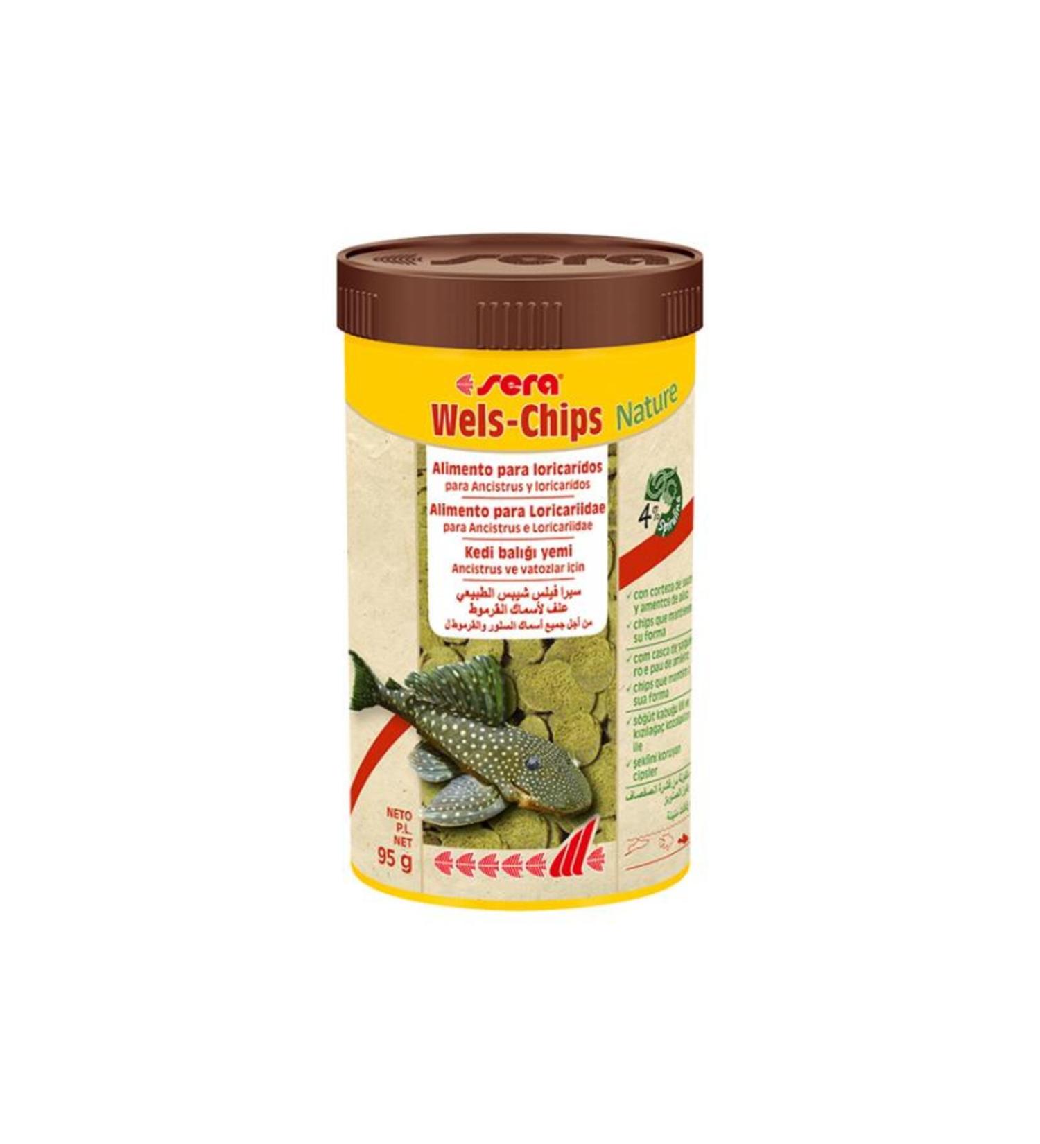 Sera Wels-chips Nature 250 ml 95 gr