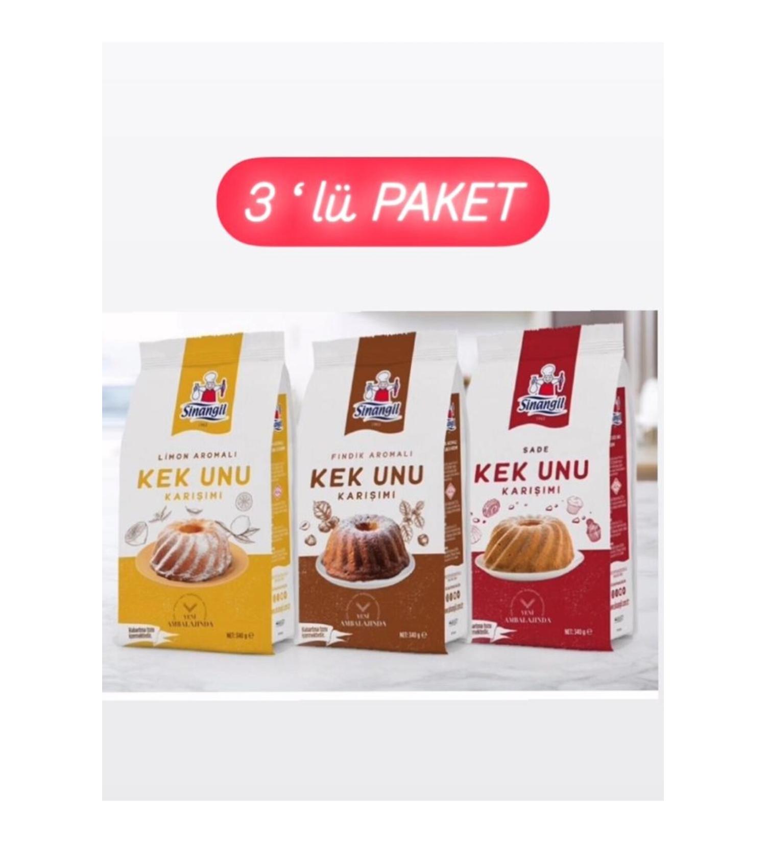 Sinangil S NANG L CAKE FLOUR 3 PACK PLAIN-LEMON FLAVOR-HAZELNUT FLAVOR - Buy Online on GoSupps.com