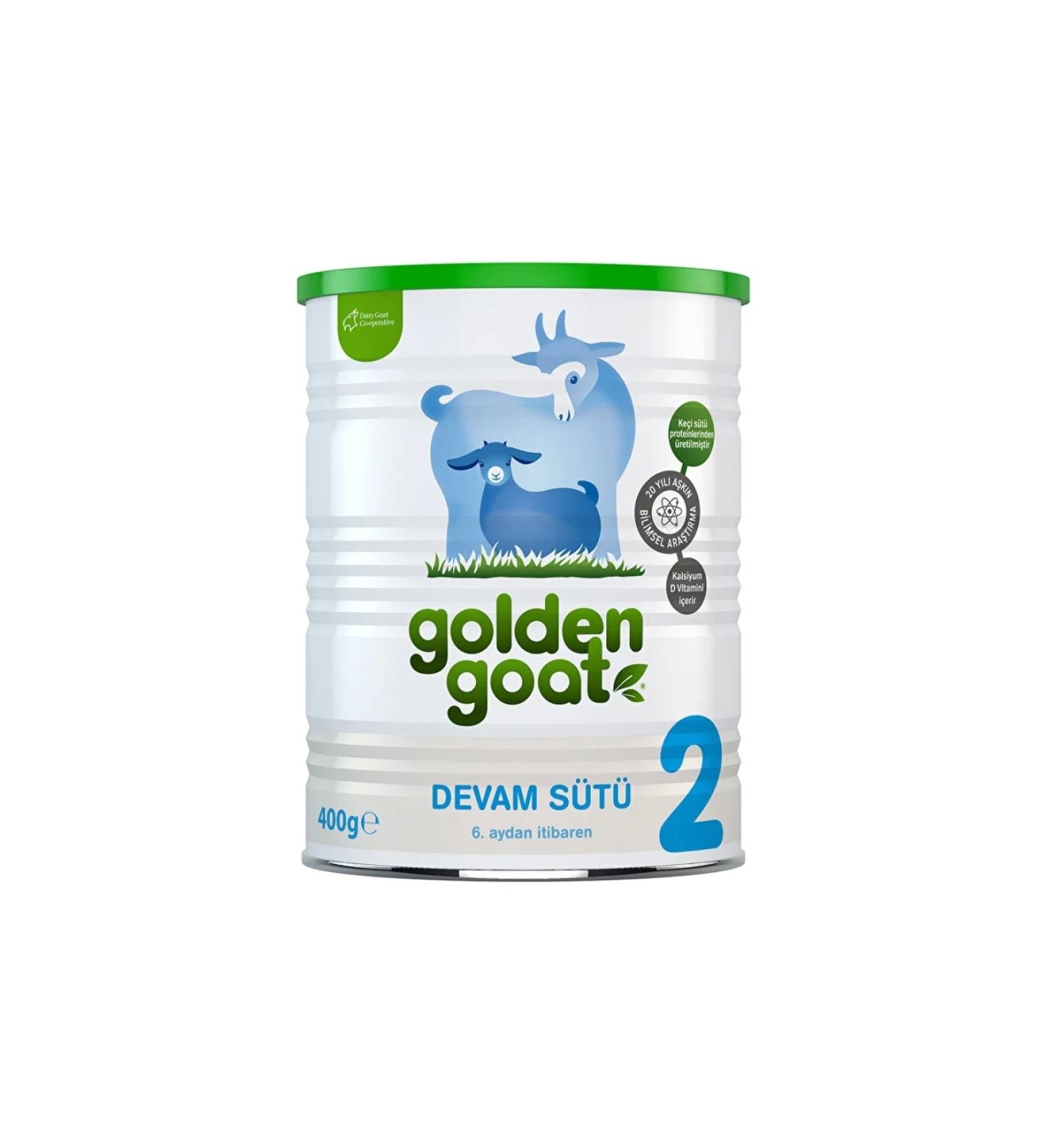 Golden Goat 2 Goat Milk Follow-On Milk 6-12 Months 400 gr - Buy Online on GoSupps.com