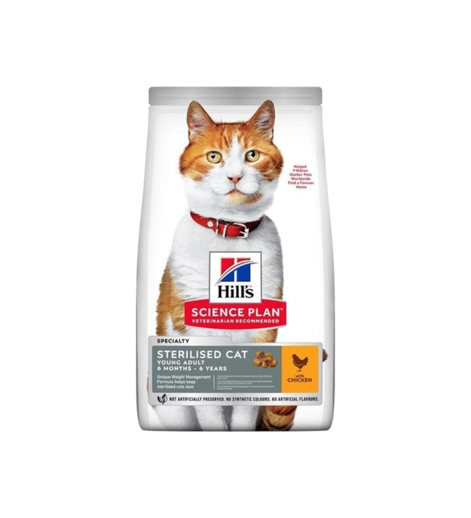 Hill's Science Plan Sterilized Chicken Cat Food 10 Kg