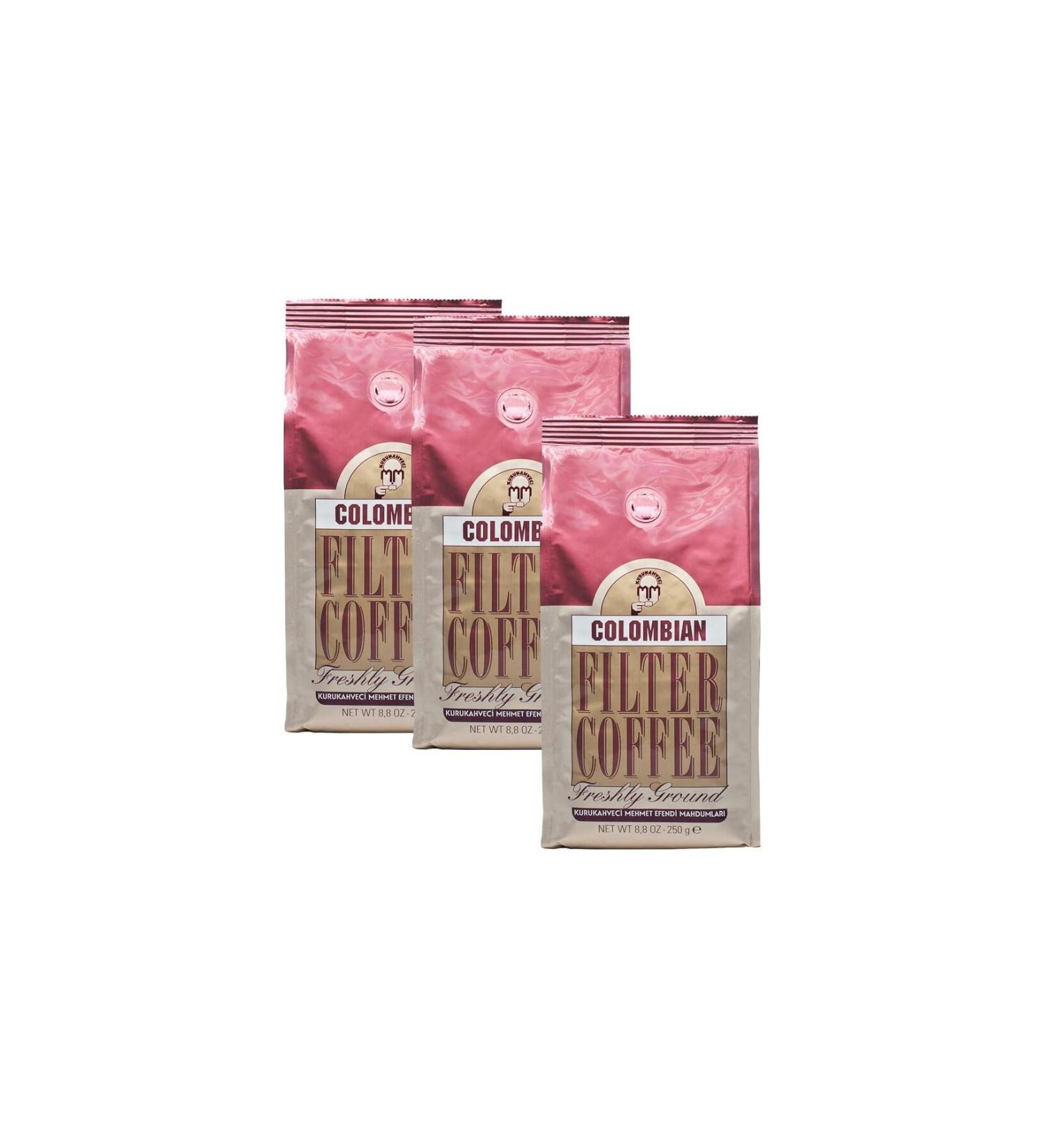 Mehmet Efendi Colombian Filter Coffee 250 gr Set of 3