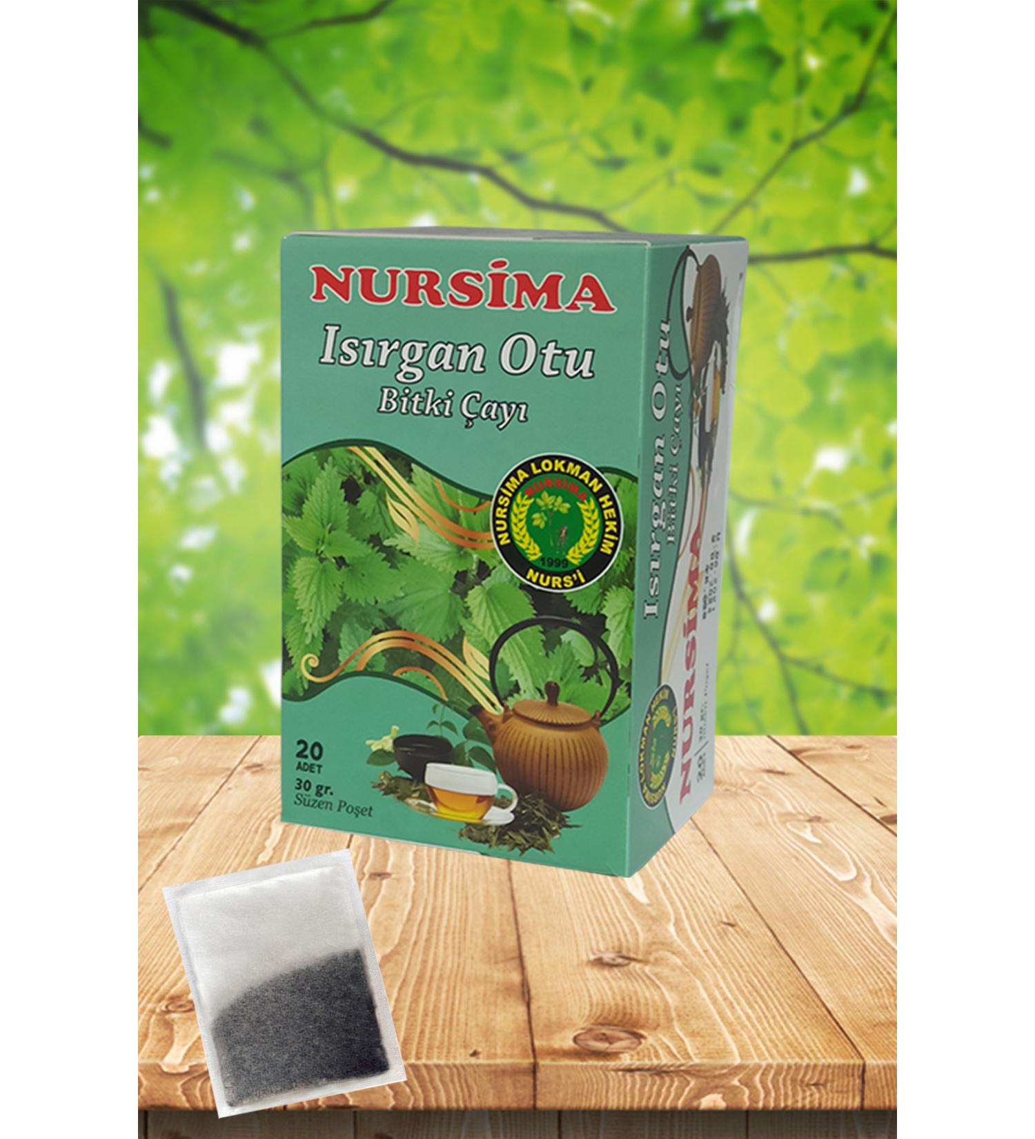 Nursima Nettle Herbal Mixed Tea 40's Filter Bags 3 Boxes