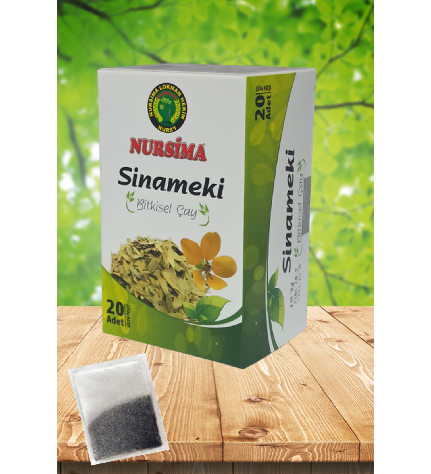 Nursima Senna Herbal Tea 20' Filter Bags 5 Boxes