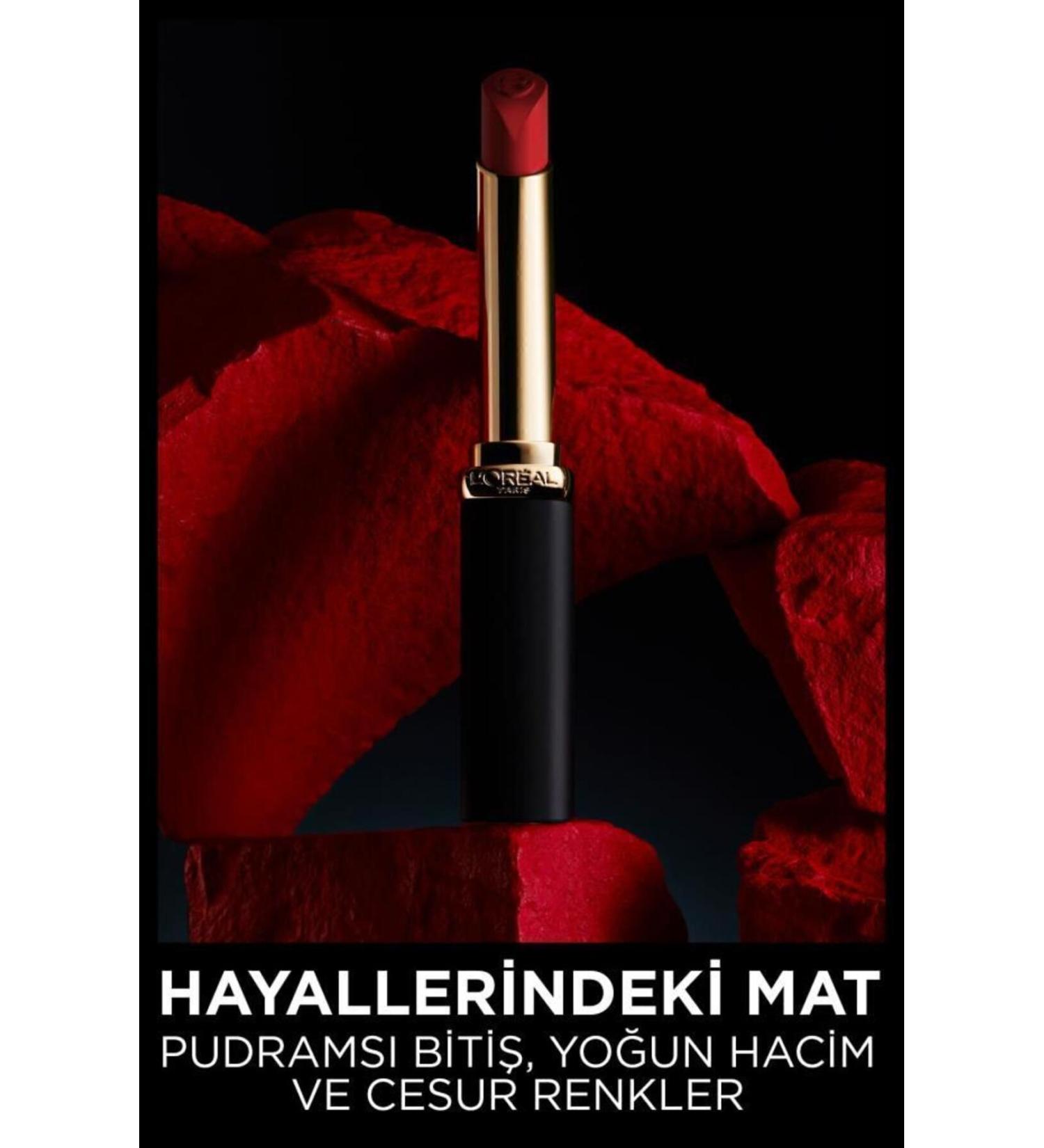 L'Oreal Paris Color Riche Intense Volume Matte Lipstick - 241 Coral Irreverent - Buy Online on GoSupps.com