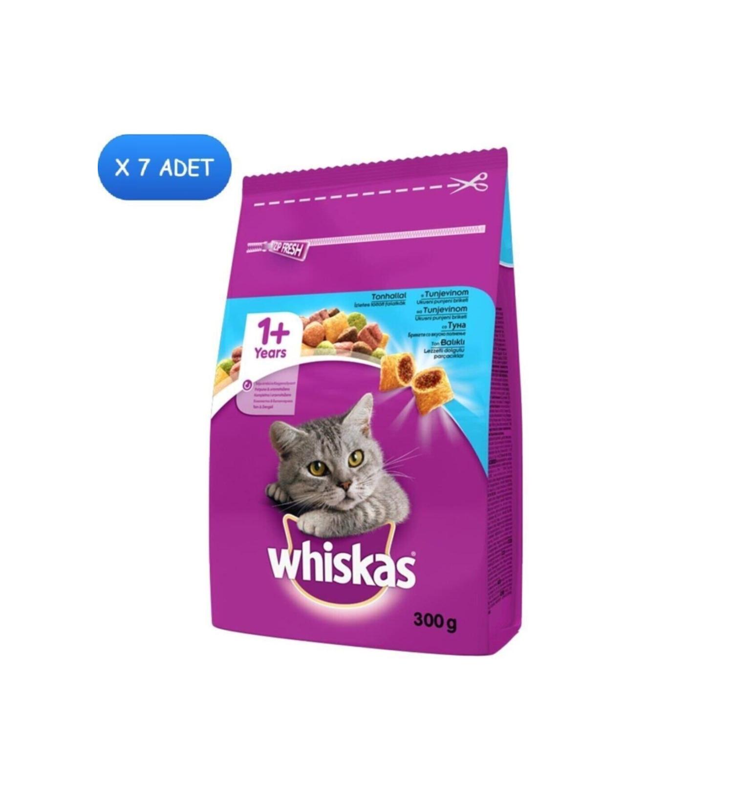 Whiskas Tuna Adult Cat Dry Food 7x300 gr