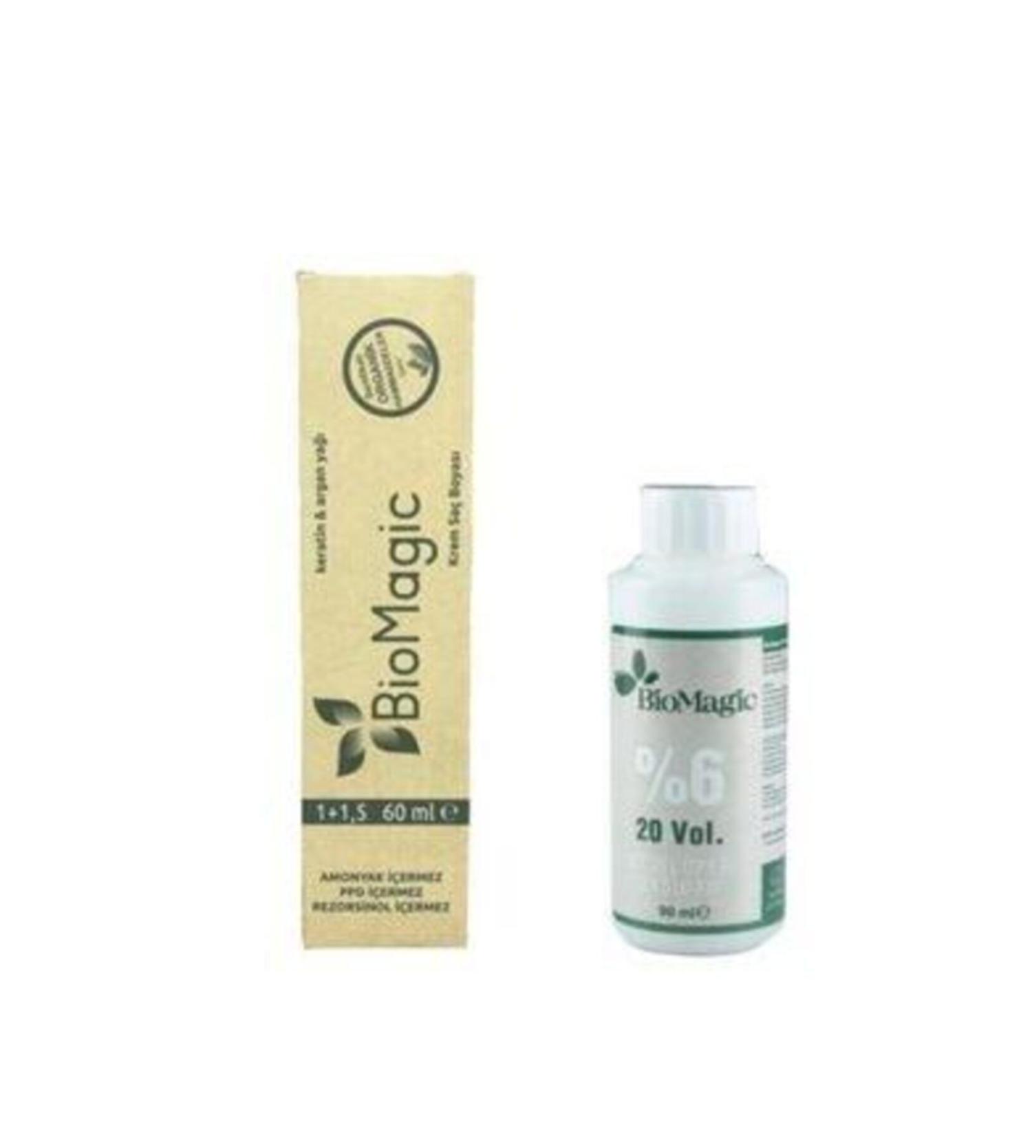 BioMagic Almond Keratin and Argan Ammonia-Free Natural Hair Dye 77-78 - Buy Online on GoSupps.com