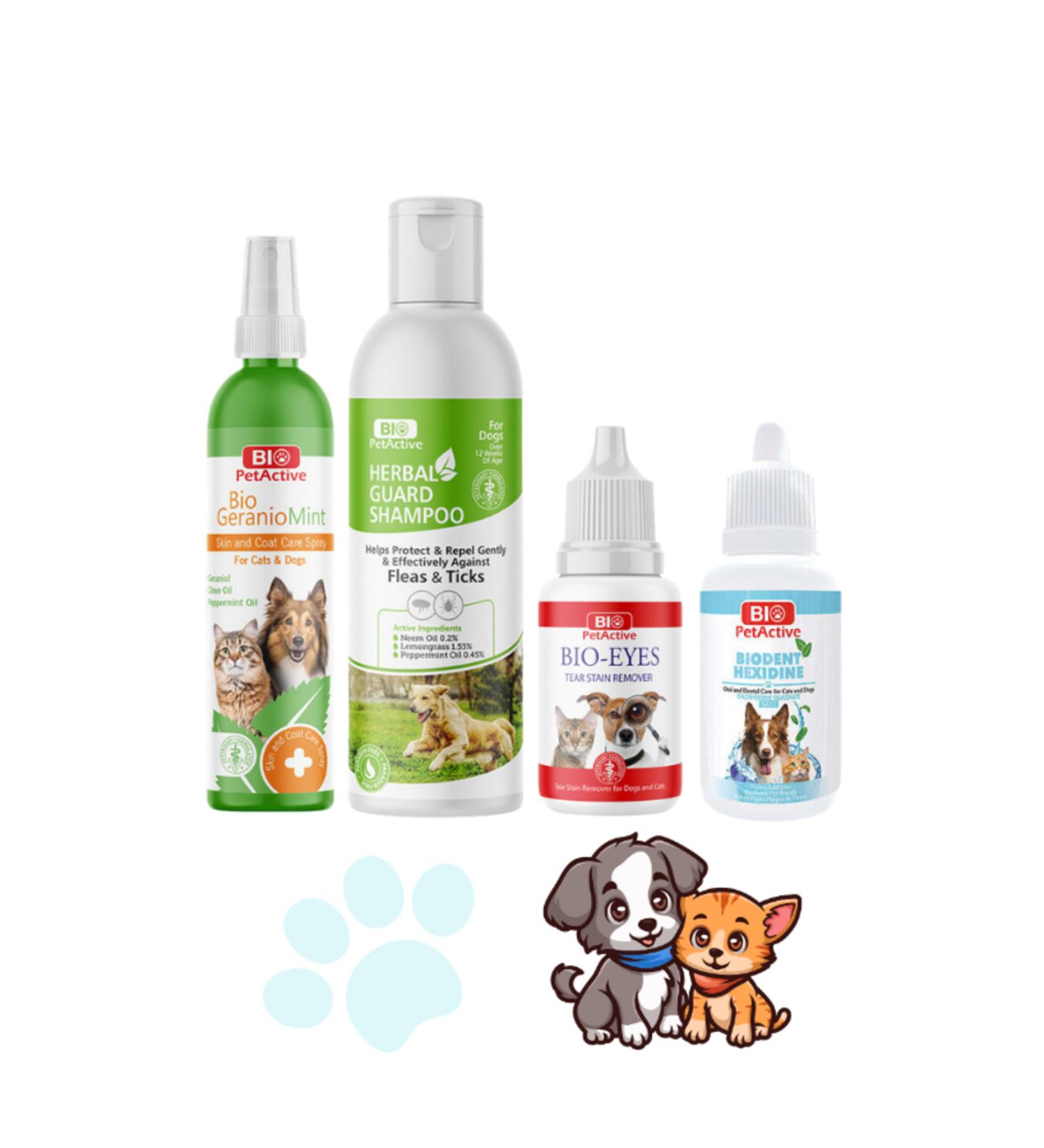 Bio PetActive GENVET Quadruple Pet Care Set