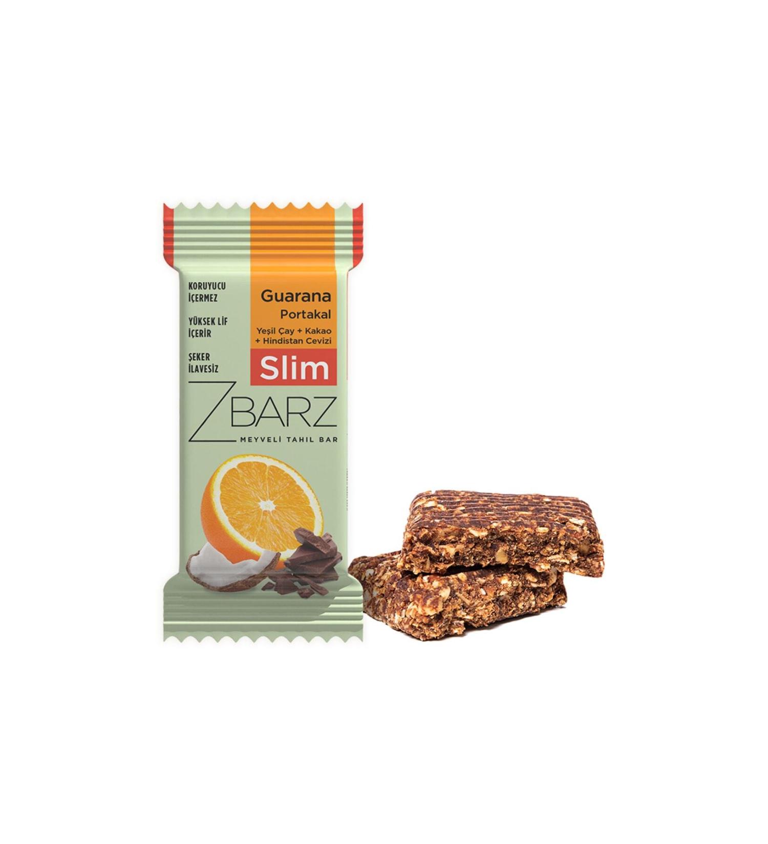 Zbarz Slim Guarana Orange Bar 35 G (12 PIECES) - Buy Online on GoSupps.com