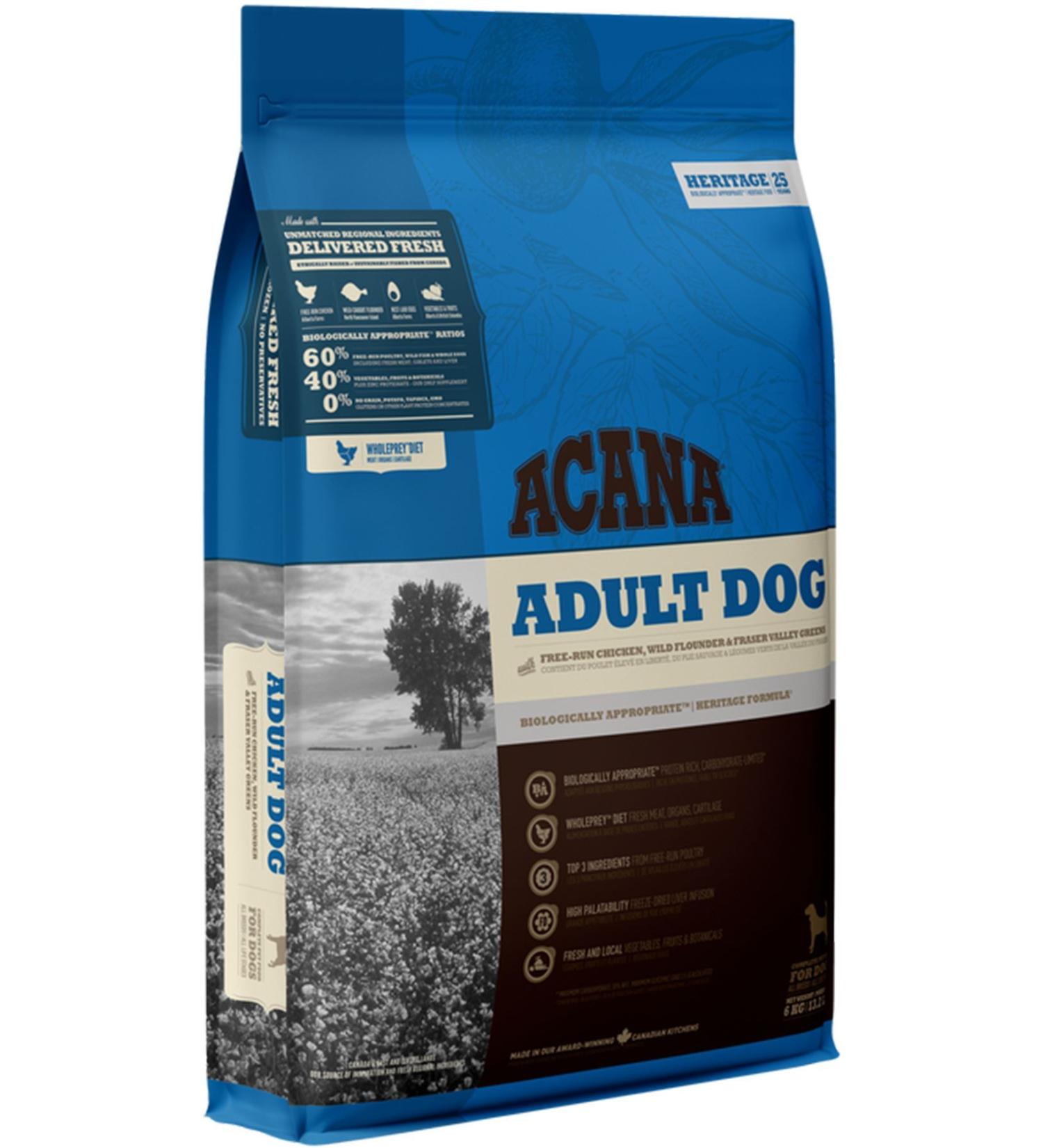 Acana Heritage Adult Grain-Free Chicken & Fish Adult Dog Food 11.4kg