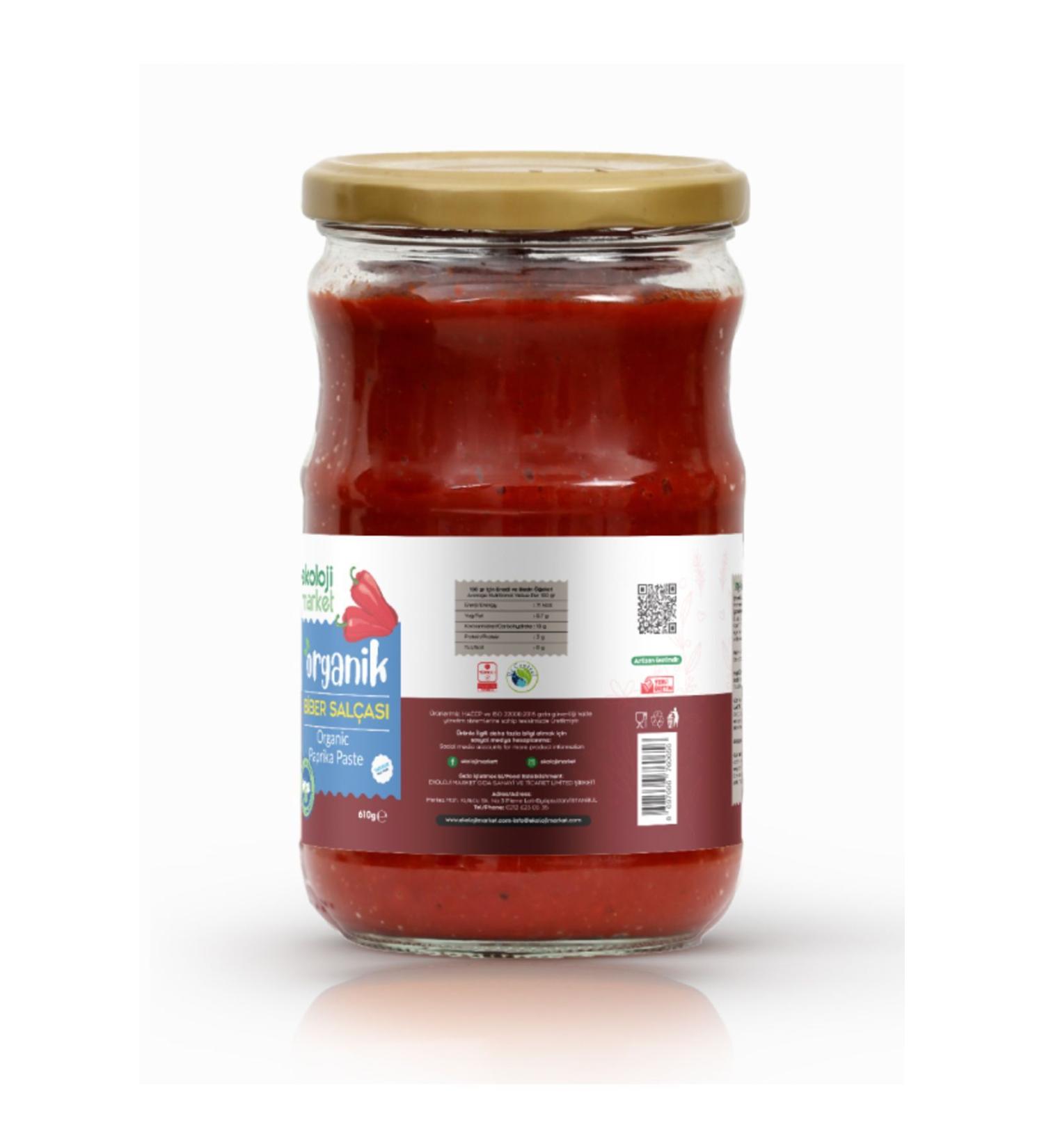 Ekoloji Market Organic Salt-Free Pepper Paste 610 Gr - Buy Online on GoSupps.com