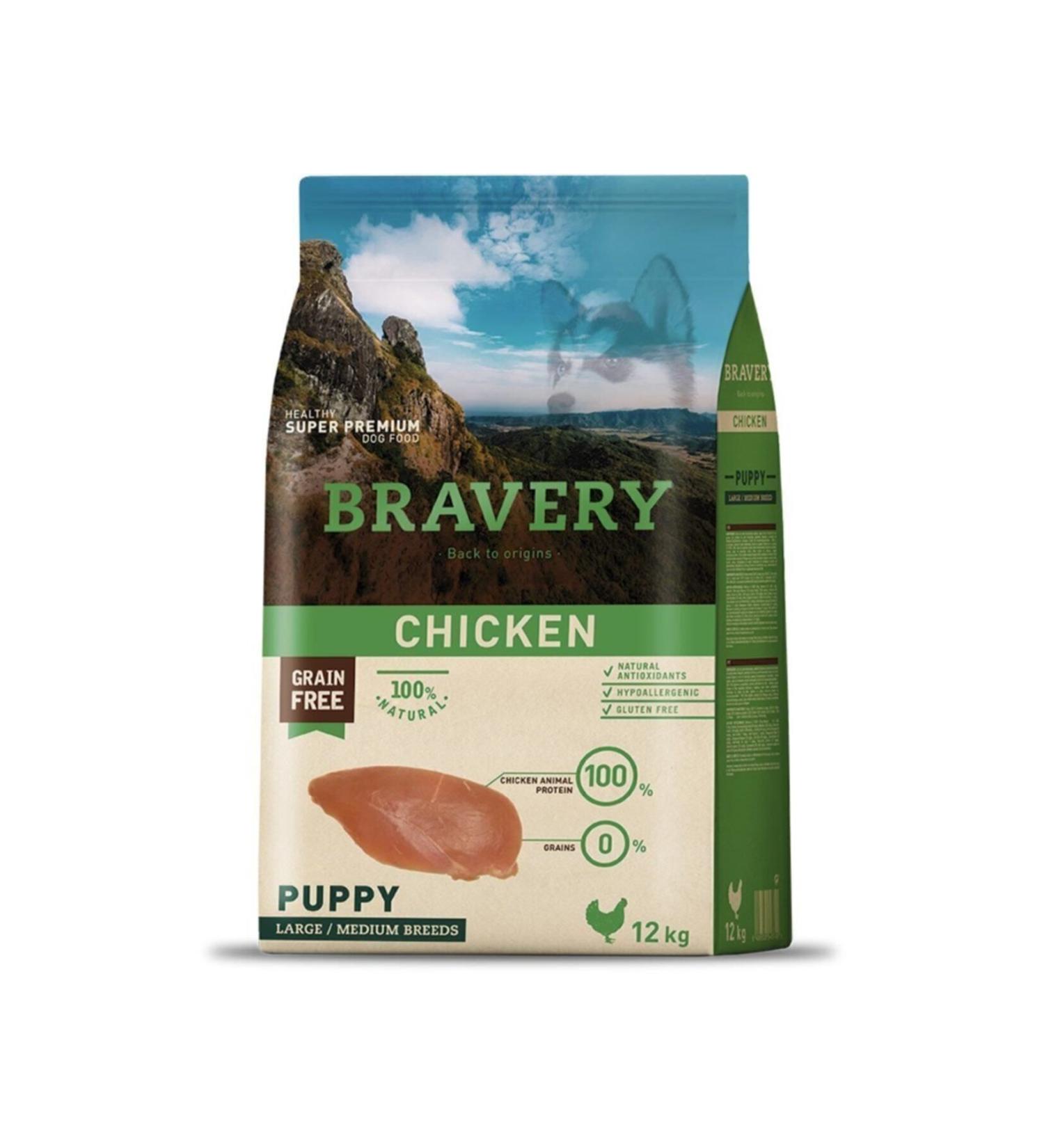 Braven Grain-Free Salmon Fish Medium and Large Breed Adult Dog Food 4 kg