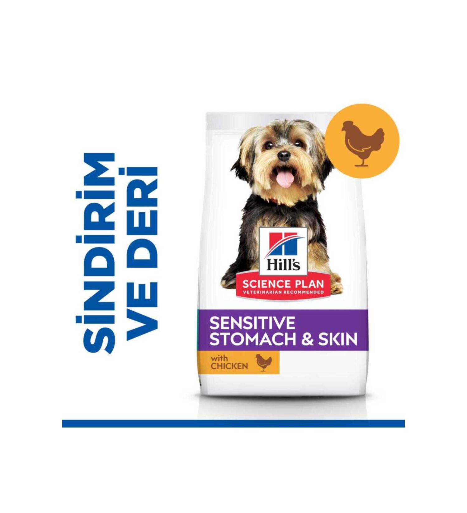 Hill's SCIENCE PLAN Sensitive Stomach & Skin Adult Small and Mini Breed Chicken Dog Food 1.5 kg - Buy Online on GoSupps.com