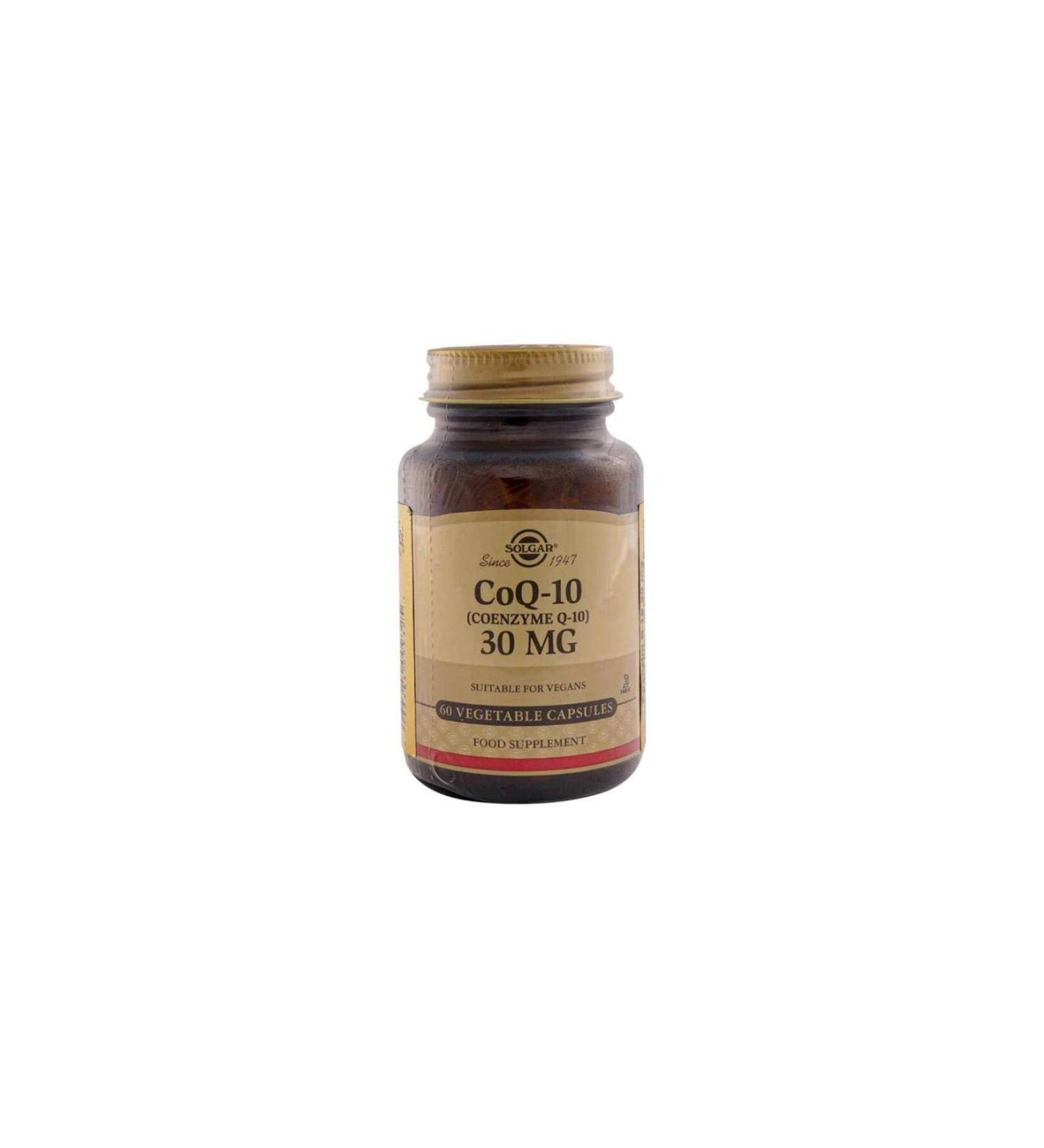 Solgar Coq-10 (Coenzyme Q-10) 30 Mg 60 Veg. Capsule Skt:07/2022 - Buy Online on GoSupps.com