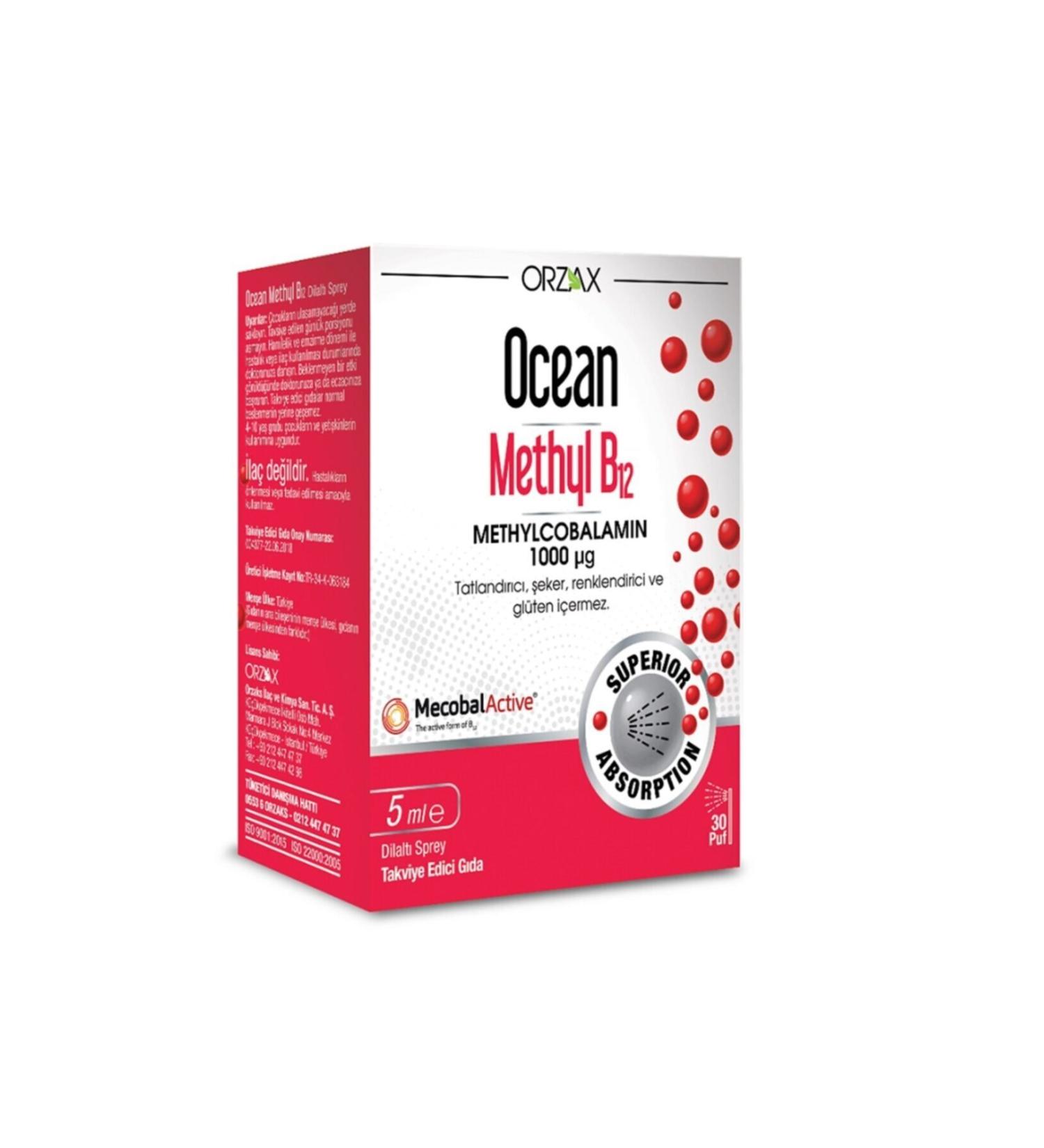 Ocean Ocean Methyl B12 1000mcg 5ml