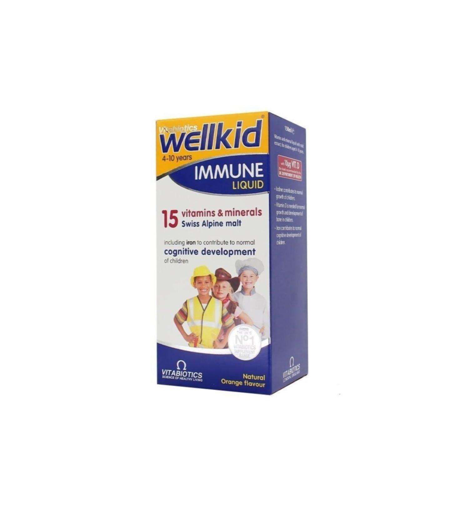 Wellkid Wellkid Immune Liquid Liquid Supplement 150 Ml | 4-10 Years