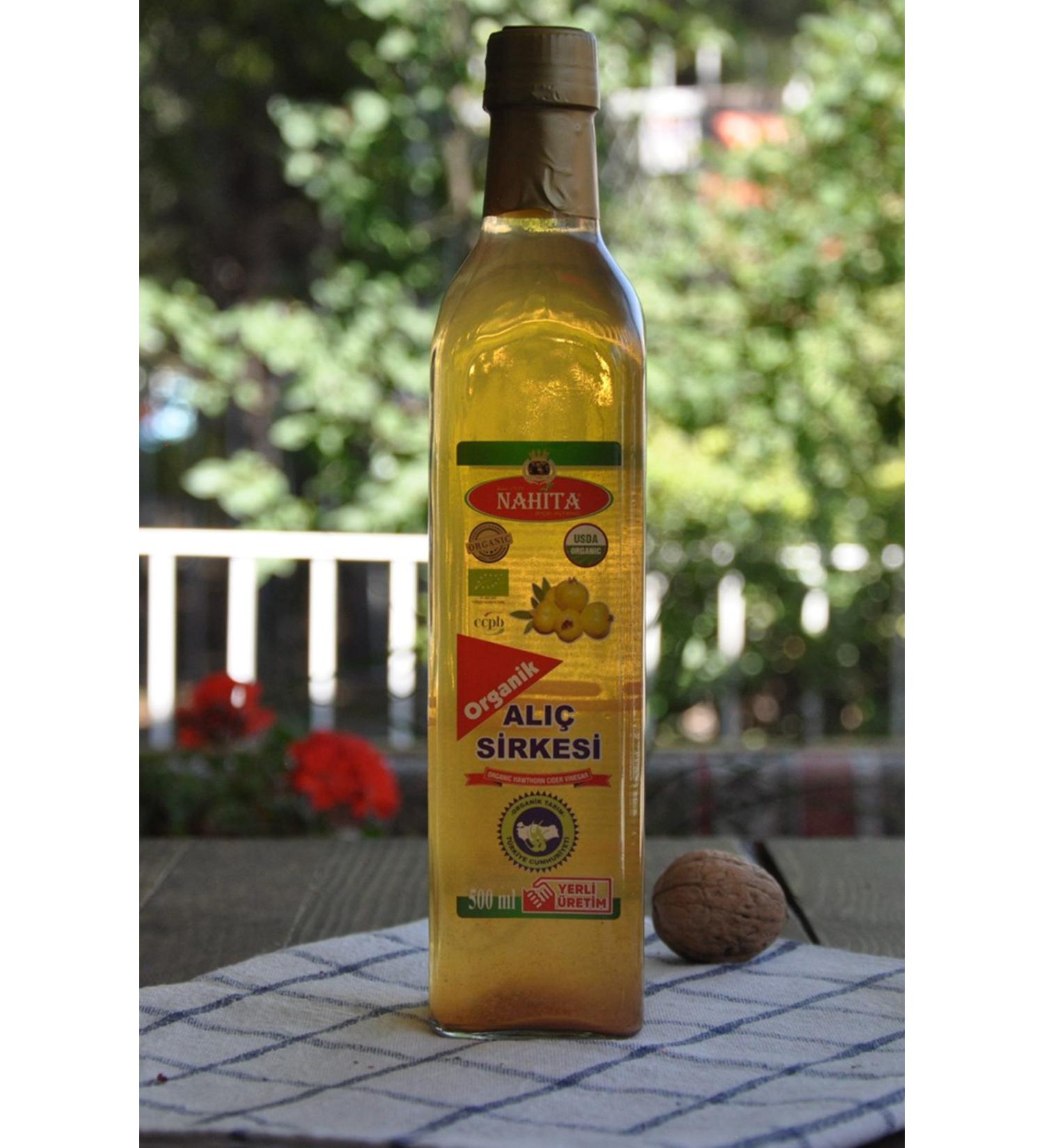 NEZADE STORE Hawthorn Vinegar 100% natural Organic Additive-free 500 ml
