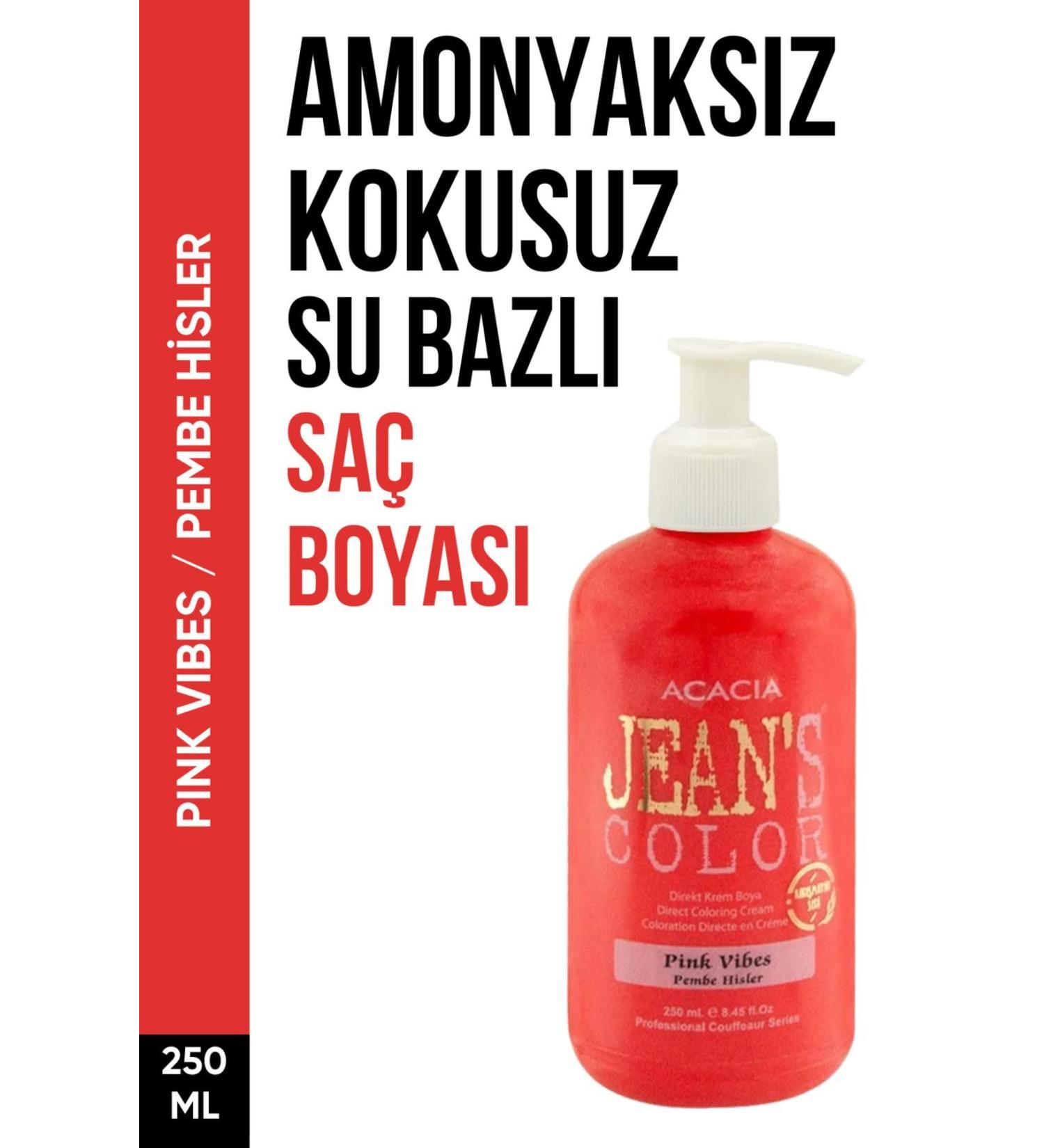jeans color Ammonia Free Pink Feelings Colored Hair Dye 250 Ml Odorless Water Based Pink Vibes Hair Dye - Buy Online on GoSupps.com