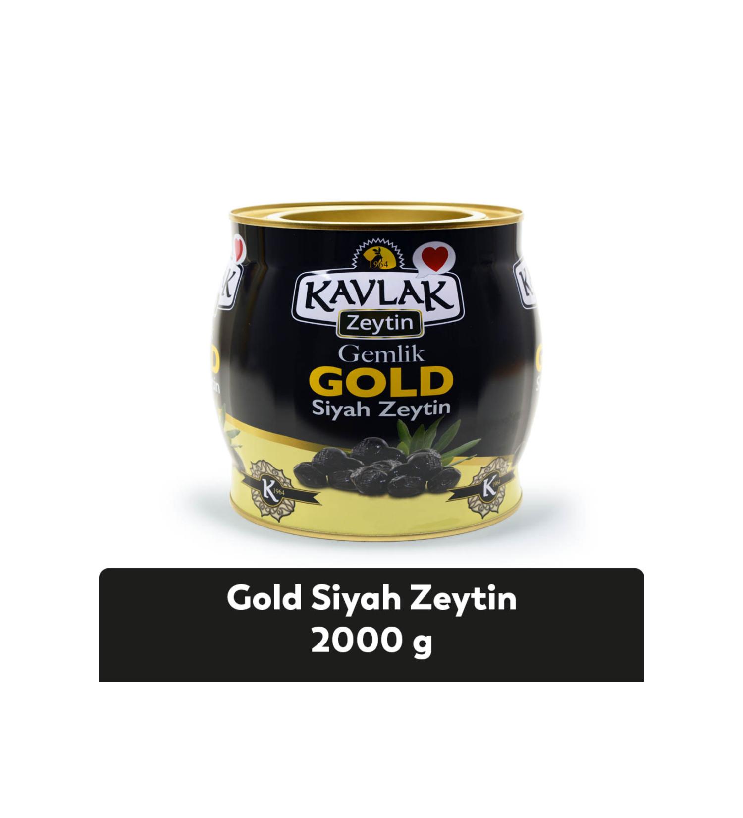 Kavlak Gold Gemlik Black Olives 2 Kg
