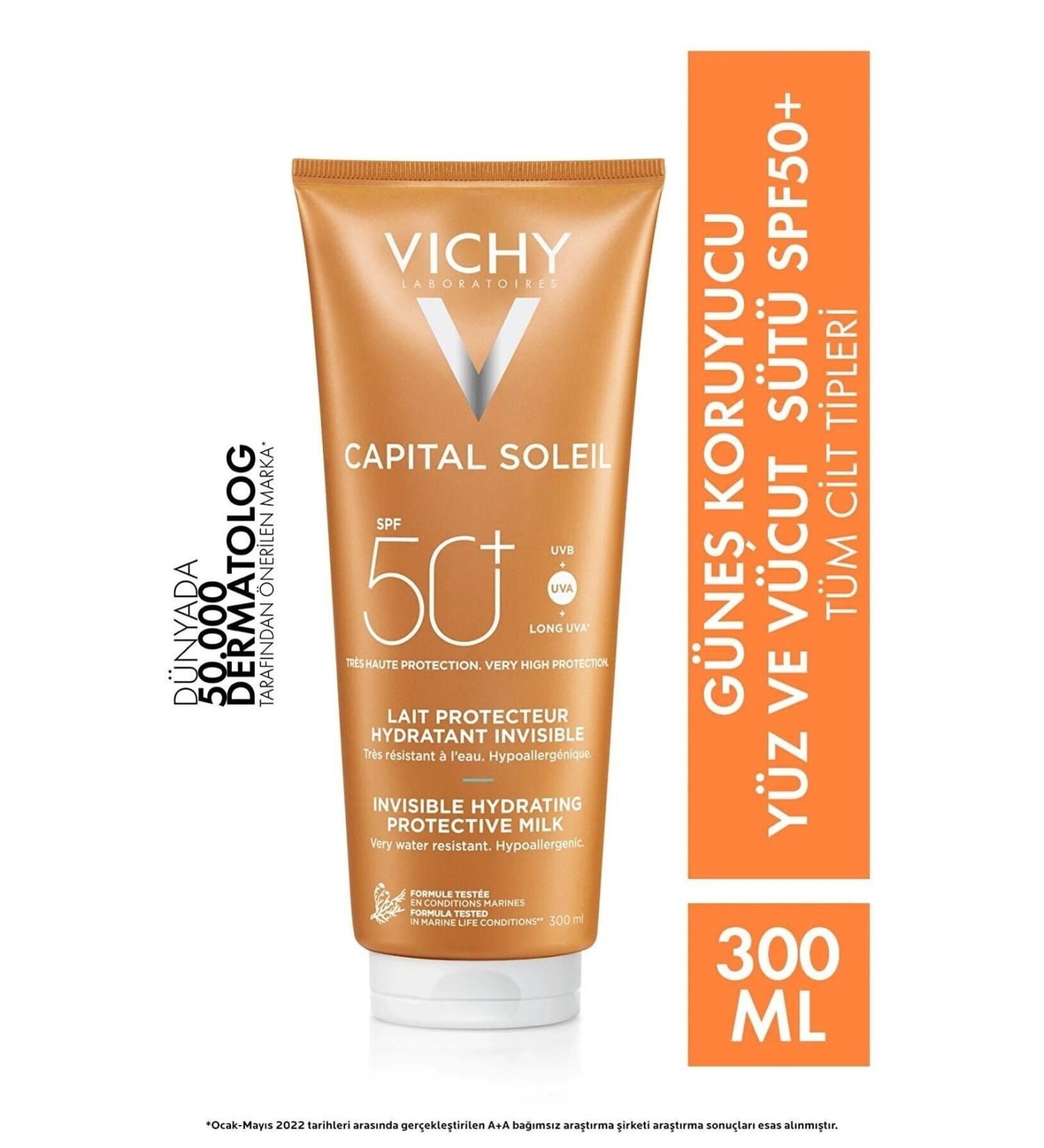Vichy Capital Soleil SPF 50+ High Protection Children's Sun Milk 300 ml