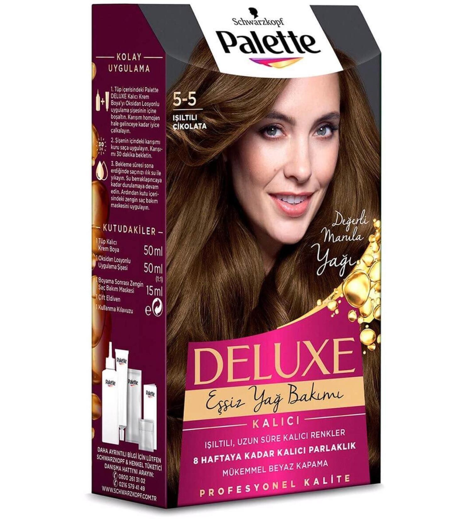 Palette: LONG-LASTING DYE 5-5 GOLDEN GLITTER 50 ML: LONG-LASTING DYE CHARMS742