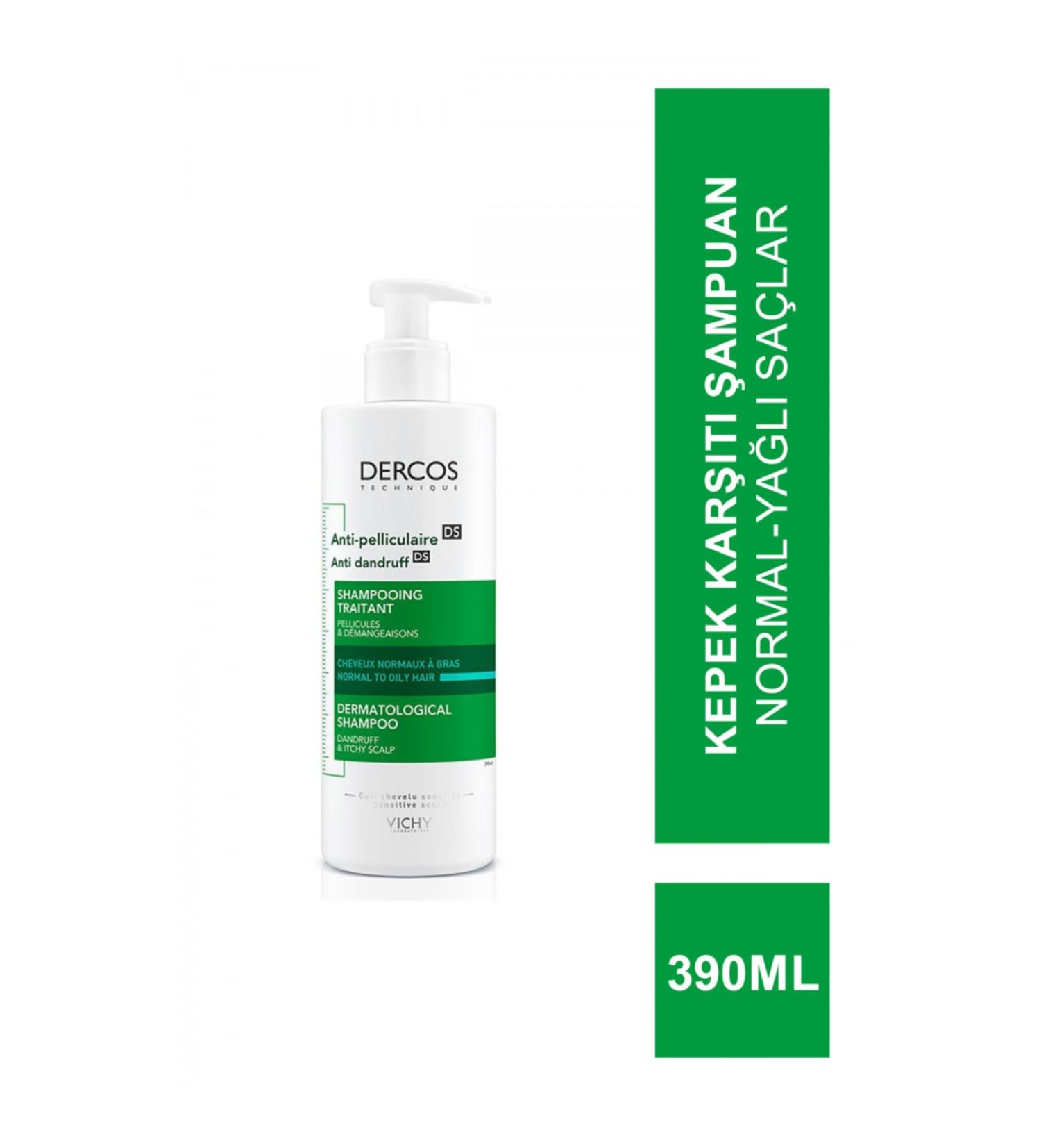 Vichy Dercos Anti Dandruff Anti Dandruff Shampoo For Normal And Oily Hair 390 Ml