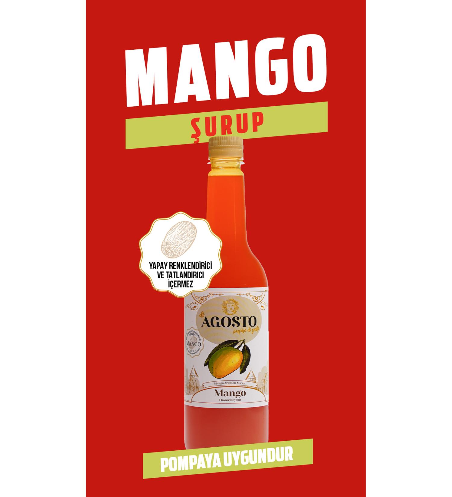 AGOSTO 750 ml Mango & Orange Base Syrup