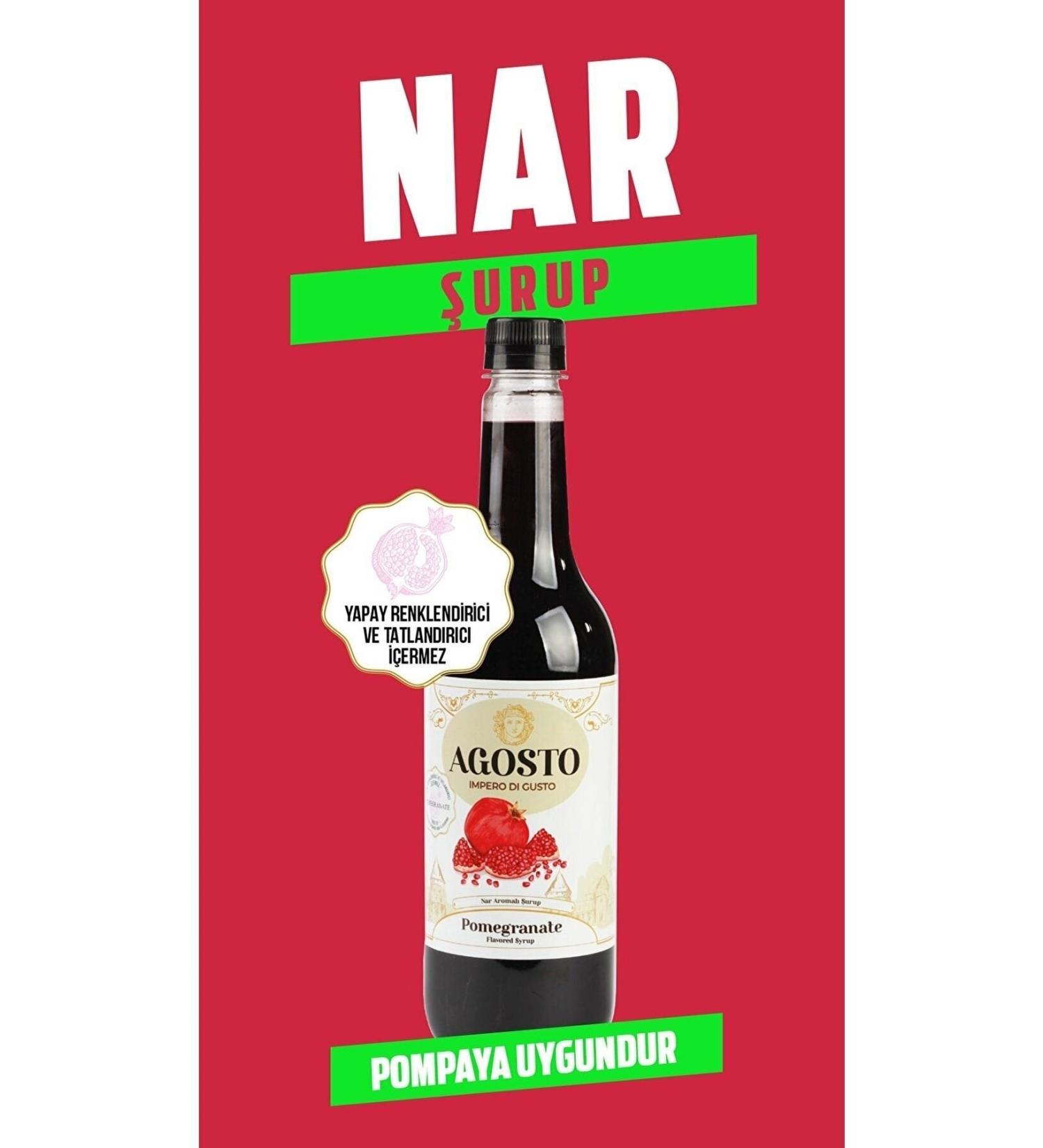 AGOSTO 6 X 750 ml Pineapple Flavored Syrup