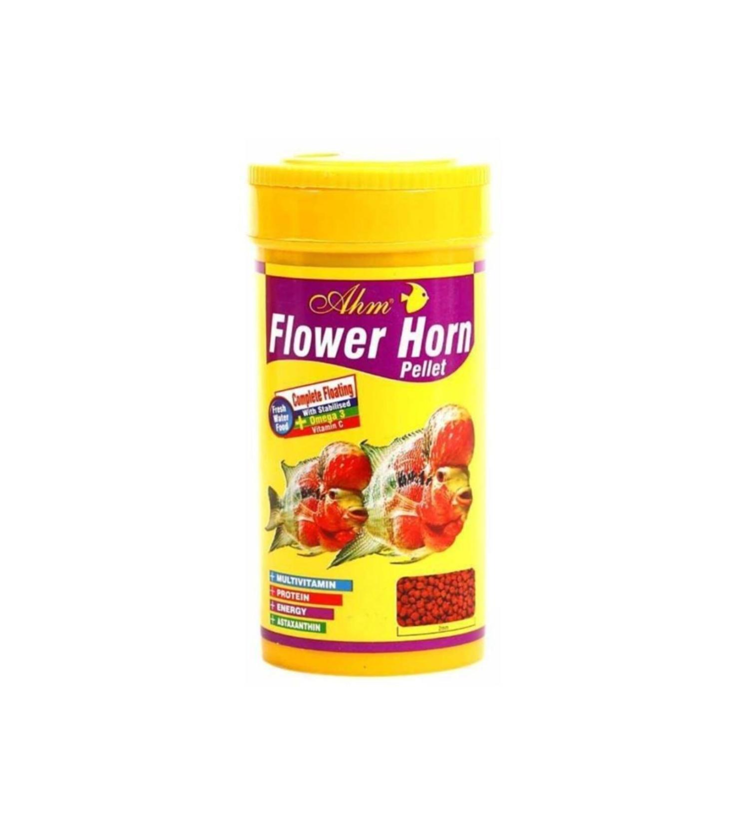 Ahm Flower Horn Pellet Fish Food 1000 ml