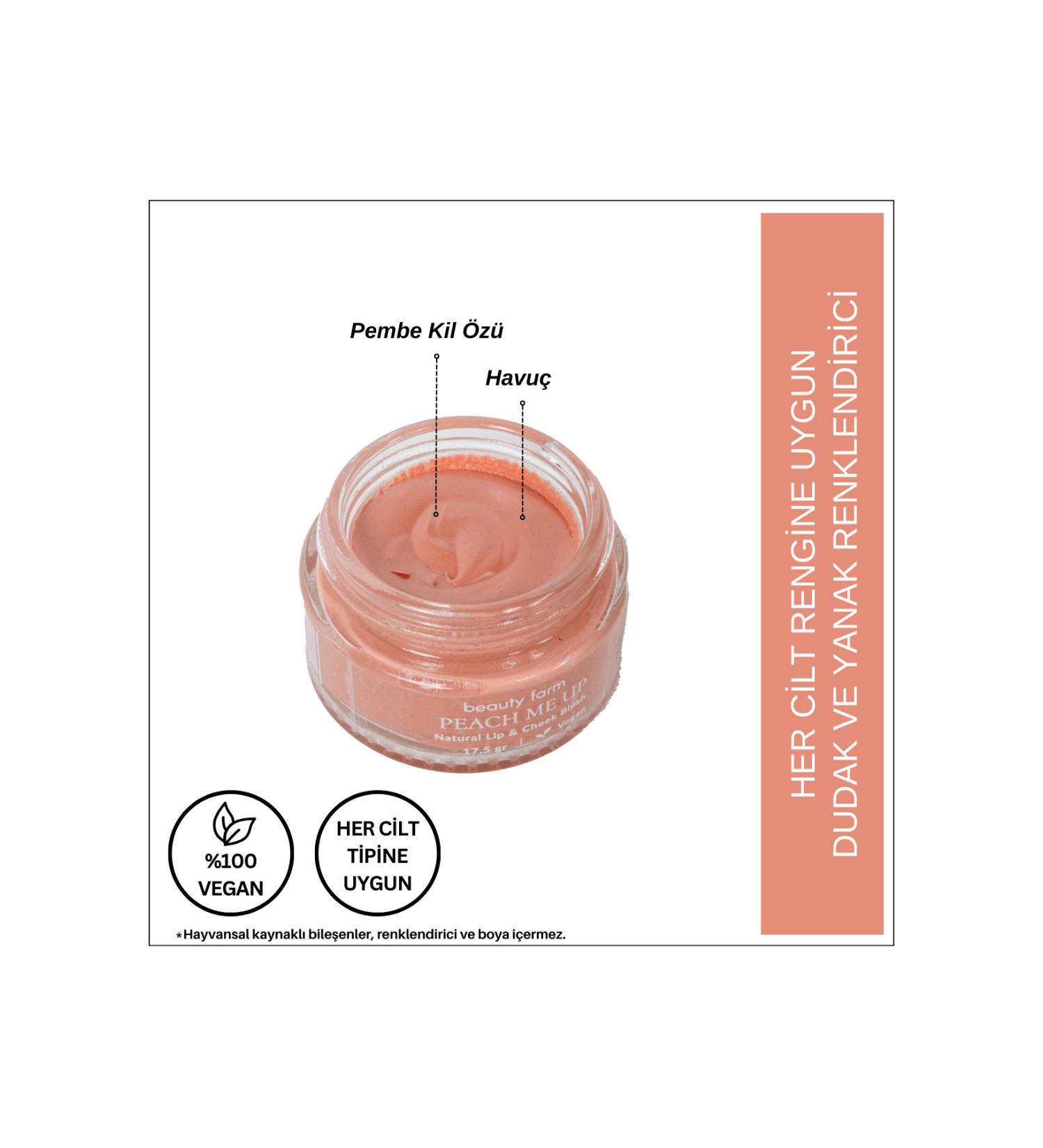 Gourmet Ladies Peach Me Up Natural Lip & Cheek Blush - Buy Online on GoSupps.com