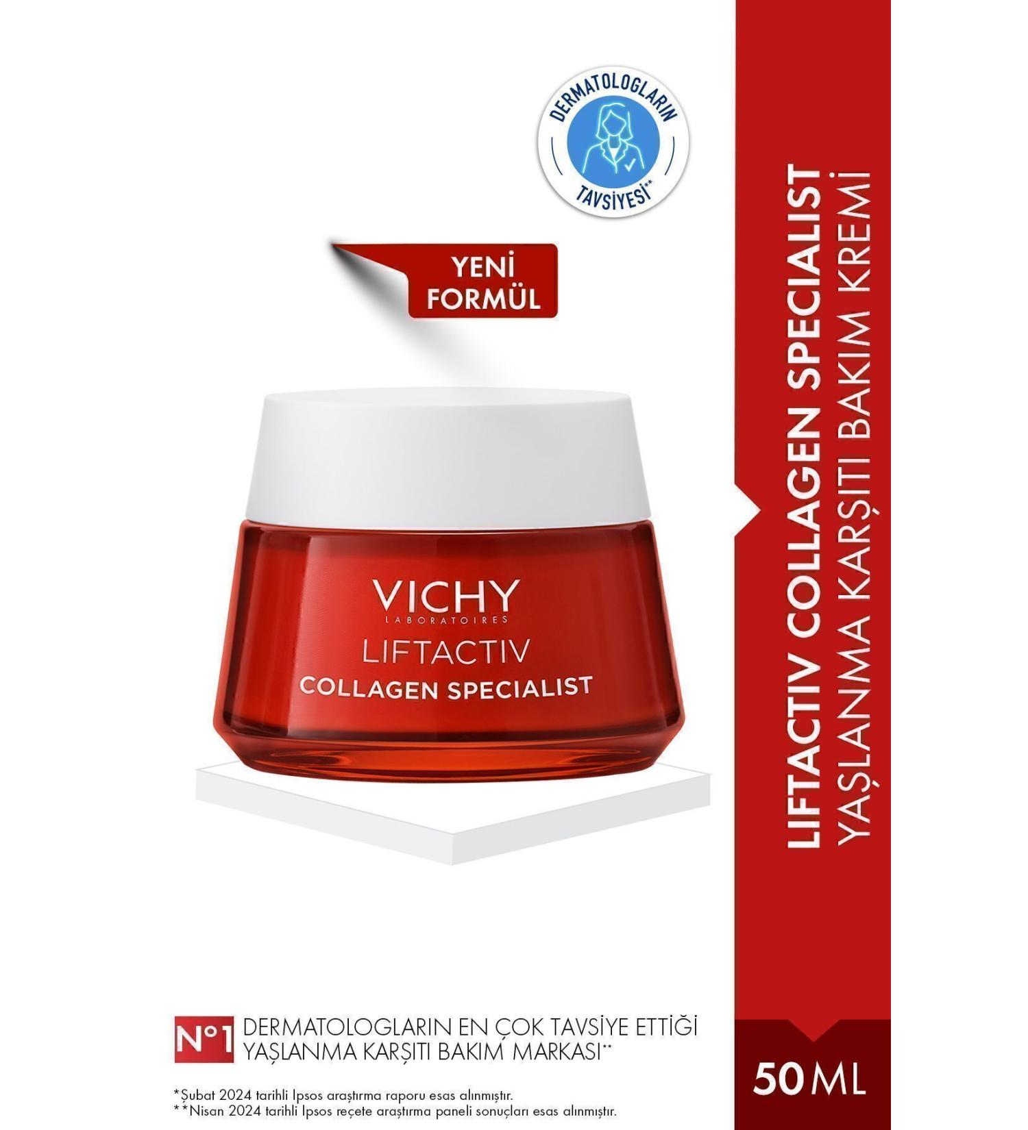 Vichy Firming and Repairing Care Cream for Skin Showing Signs of Aging 50 ml Passi.2179