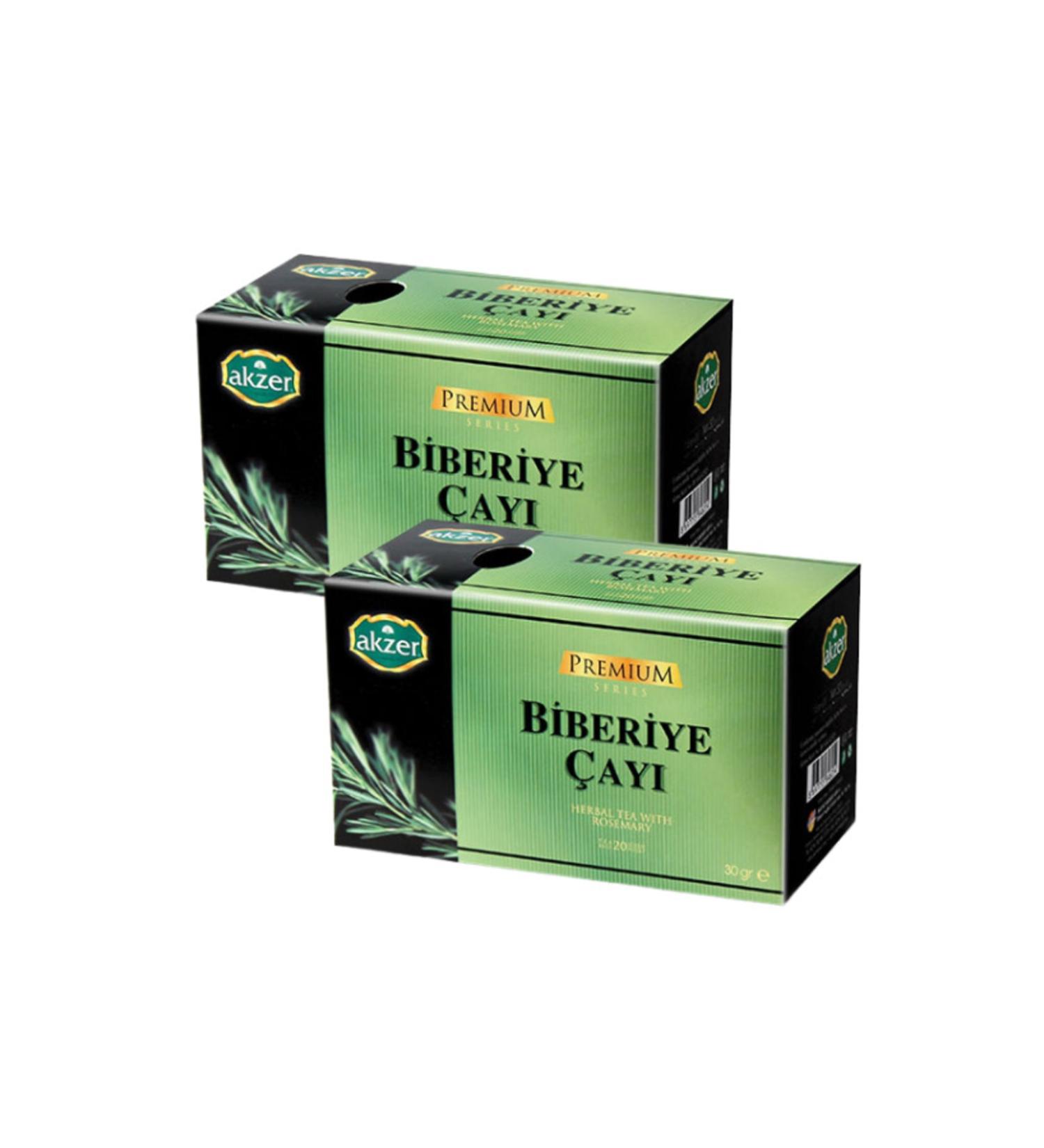 Akzer Rosemary Tea (2 Packs) (40 Filter Bags - 30*2 Gr)